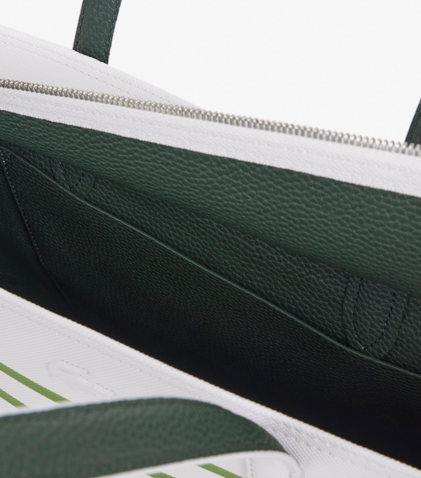 Anna Reversible Zipped Tote Blanc Sinople