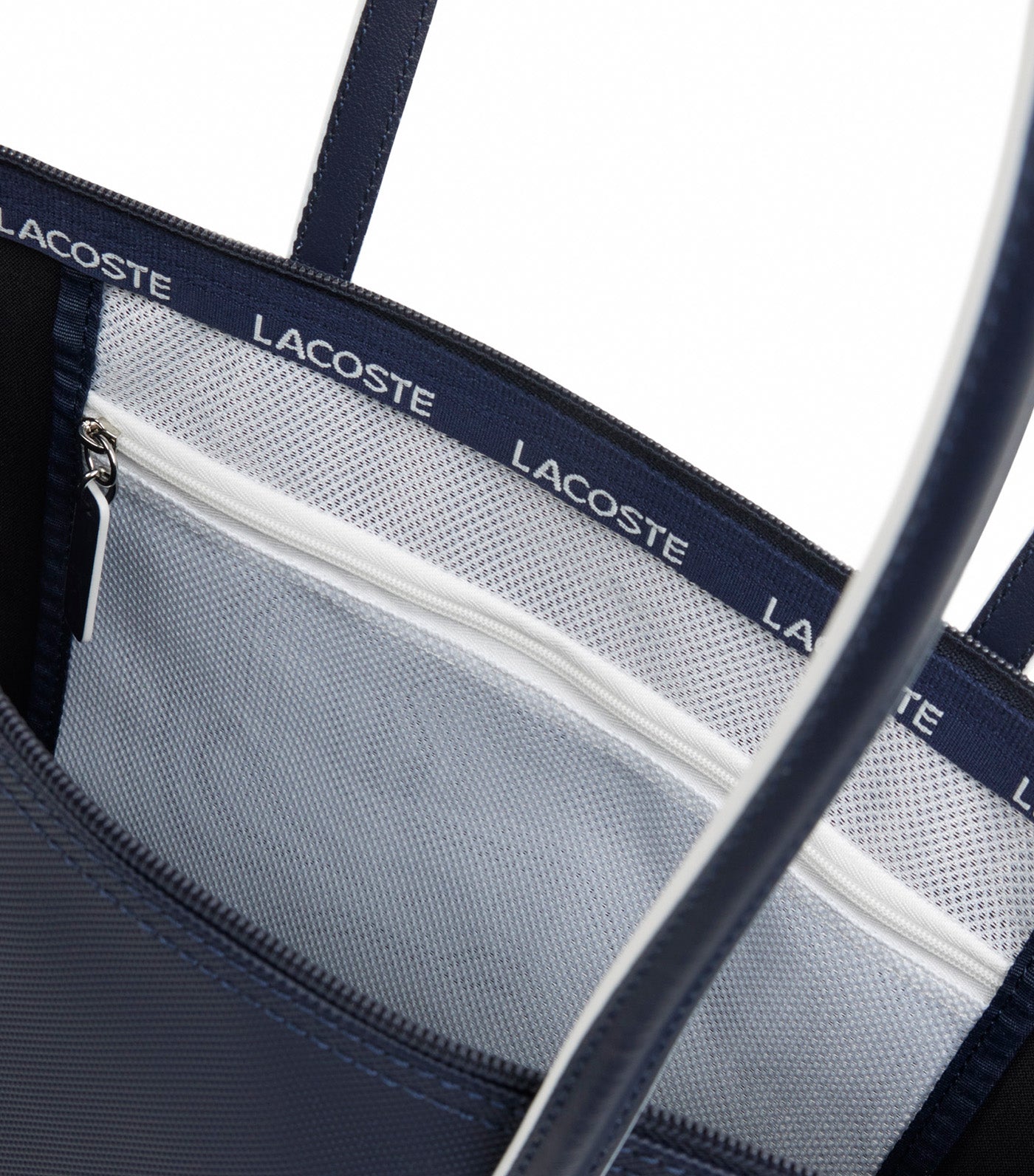 Large L.12.12 Concept Tote Peacoat Bright White