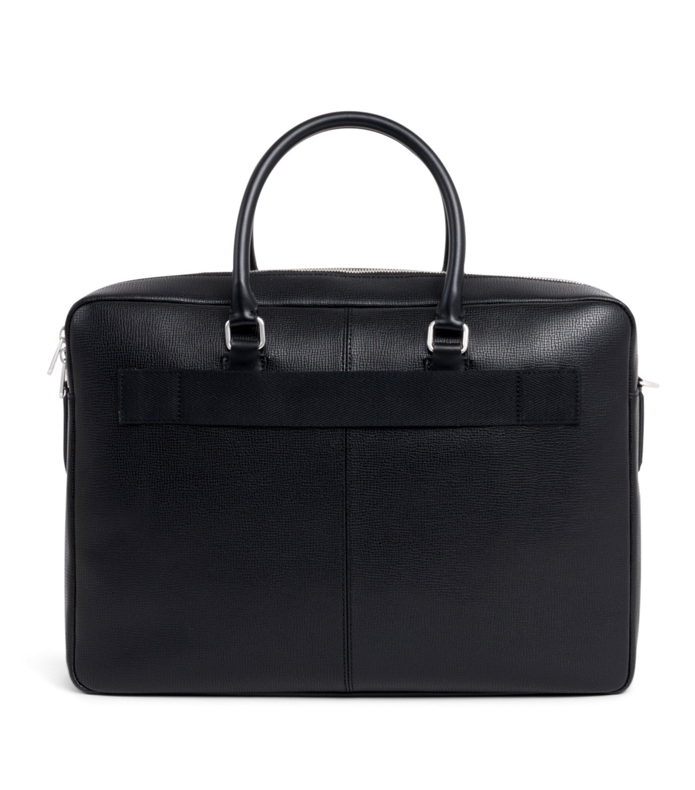 Ossian Leather Laptop Bag Noir