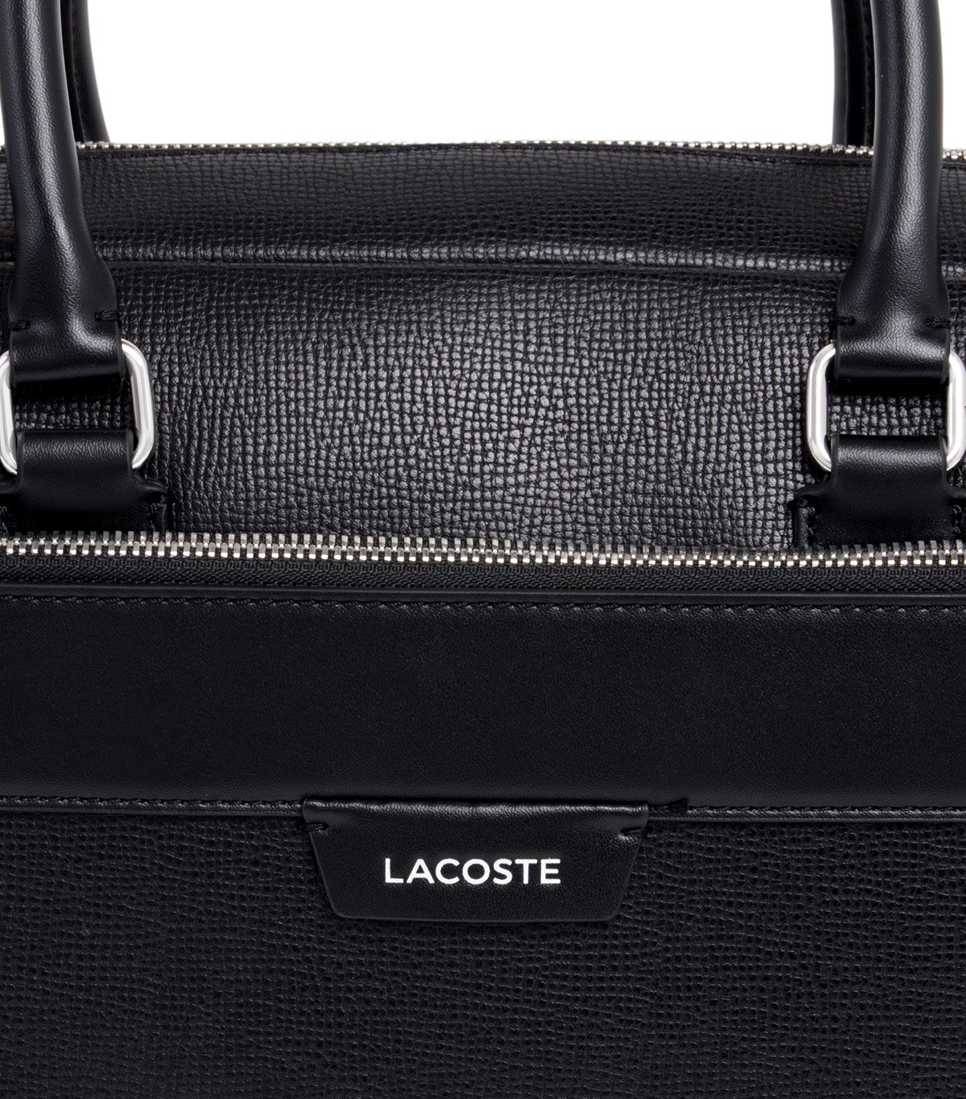 Ossian Leather Laptop Bag Noir