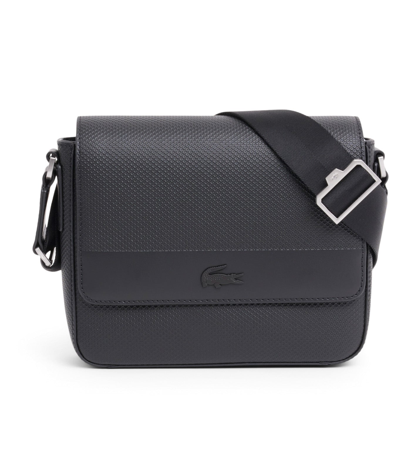 Chantaco Leather Messenger Bag Noir