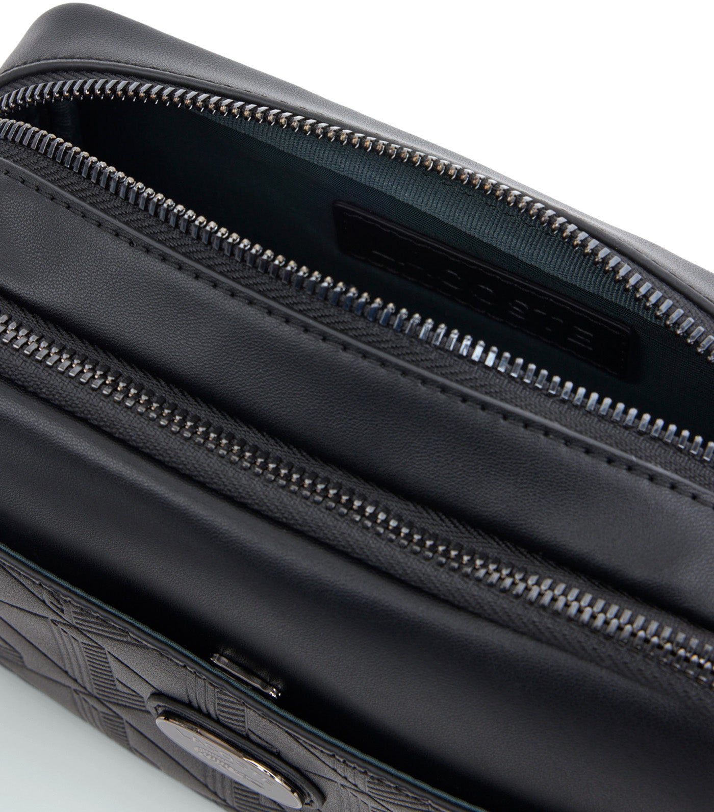 Vertical Leather Monogram Satchel