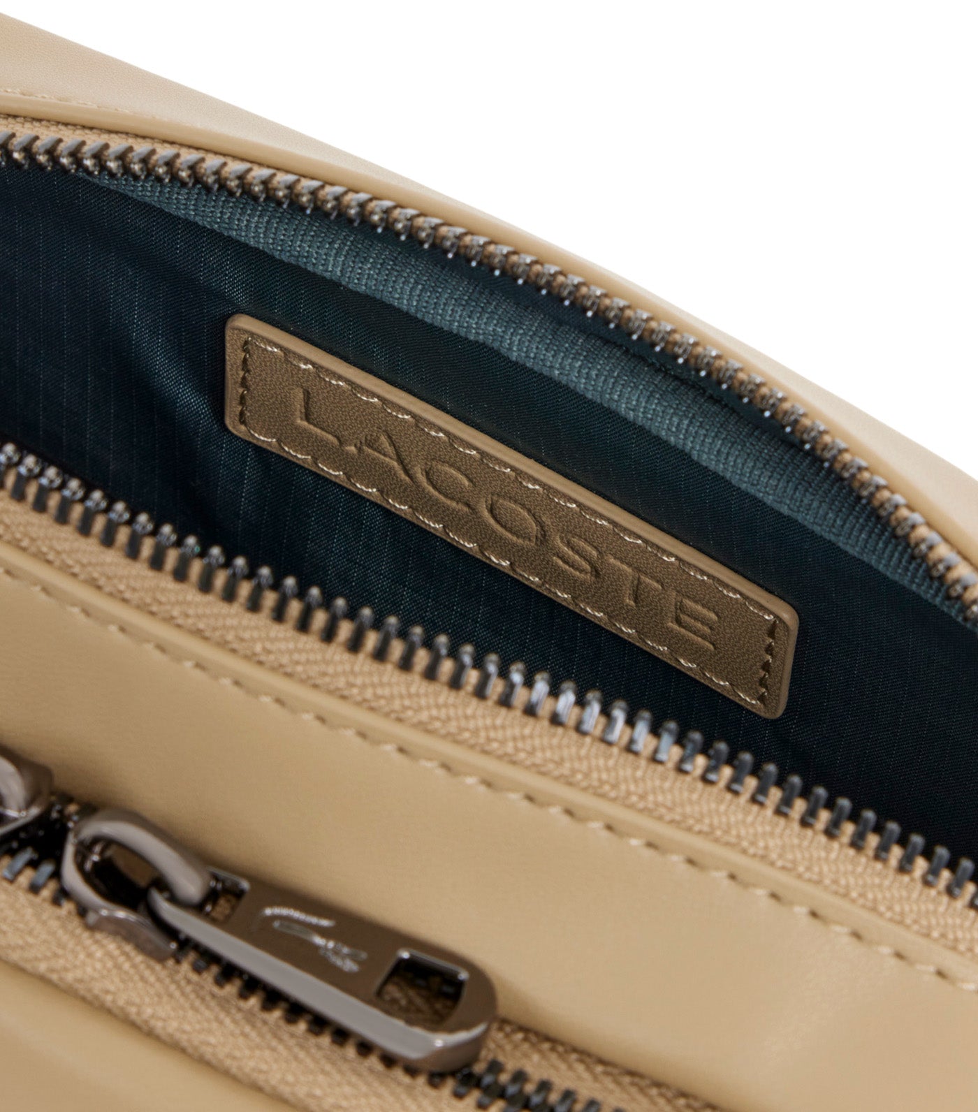 Vertical Leather Monogram Satchel