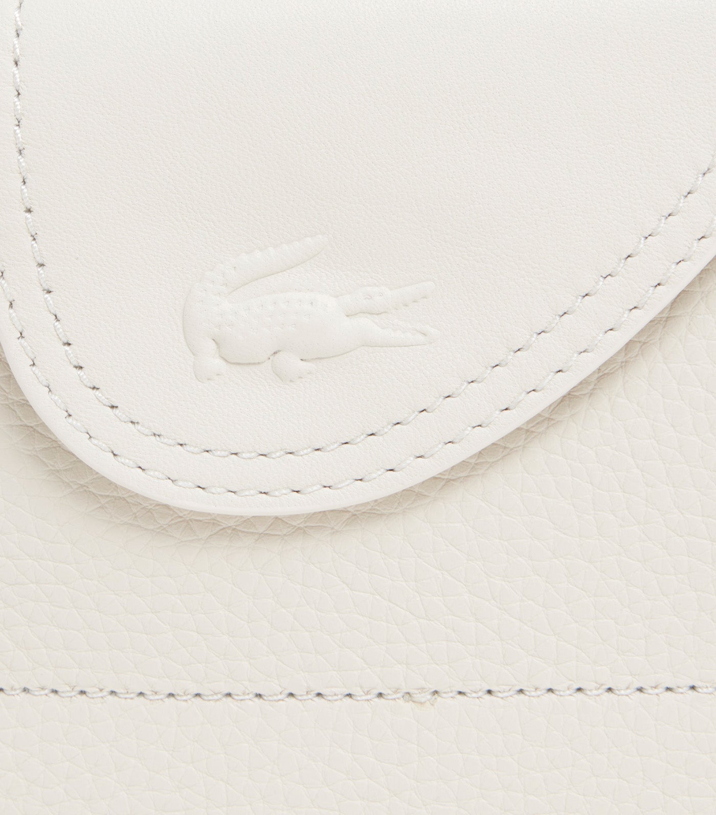 Club Lacoste Grain Leather Satchel