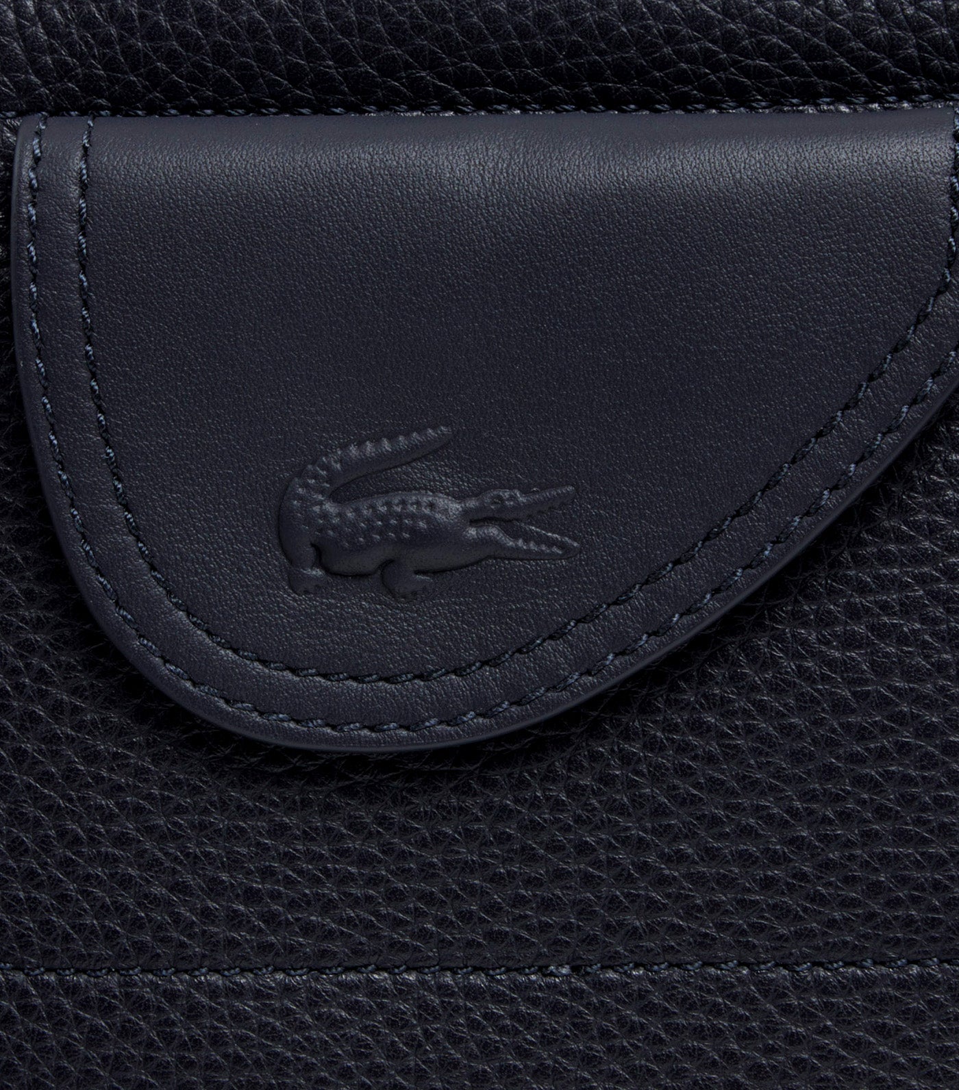 Club Lacoste Grain Leather Satchel