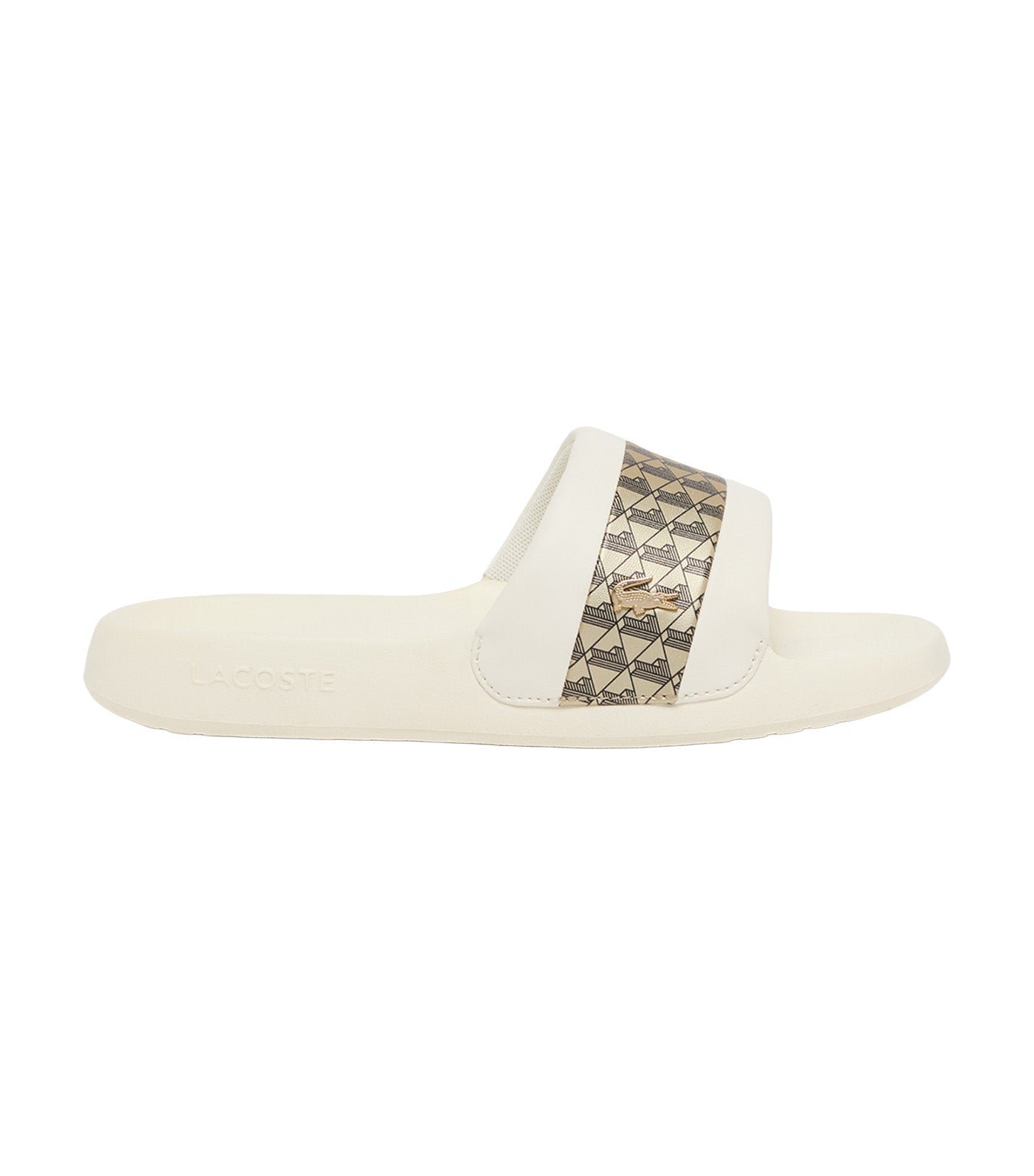 Women's Serve Slides Hybrid Off White/Gold