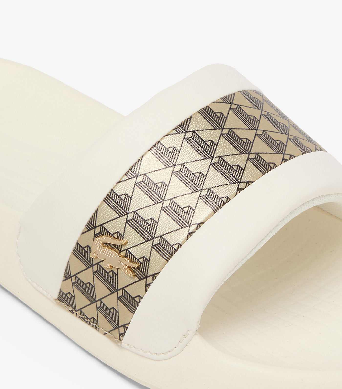 Women's Serve Slides Hybrid Off White/Gold