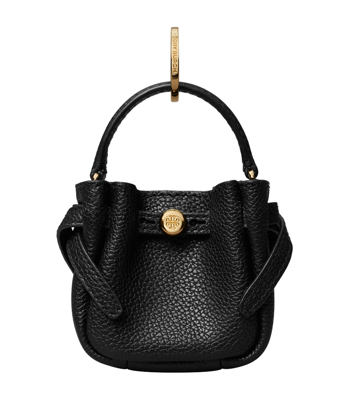 Romy Bucket Bag Charm Black