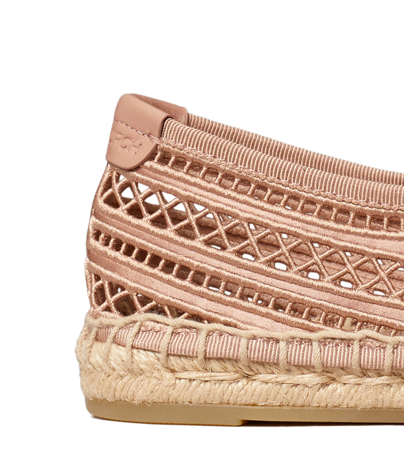 Open Weave Mary Jane Espadrille Vintage Mauve