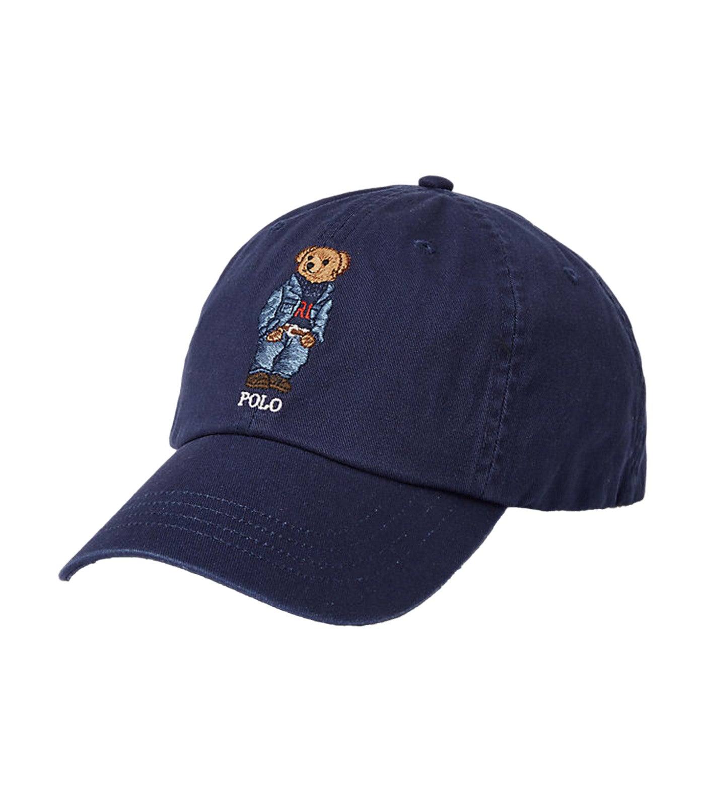 Men's Polo Bear Twill Ball Cap Navy