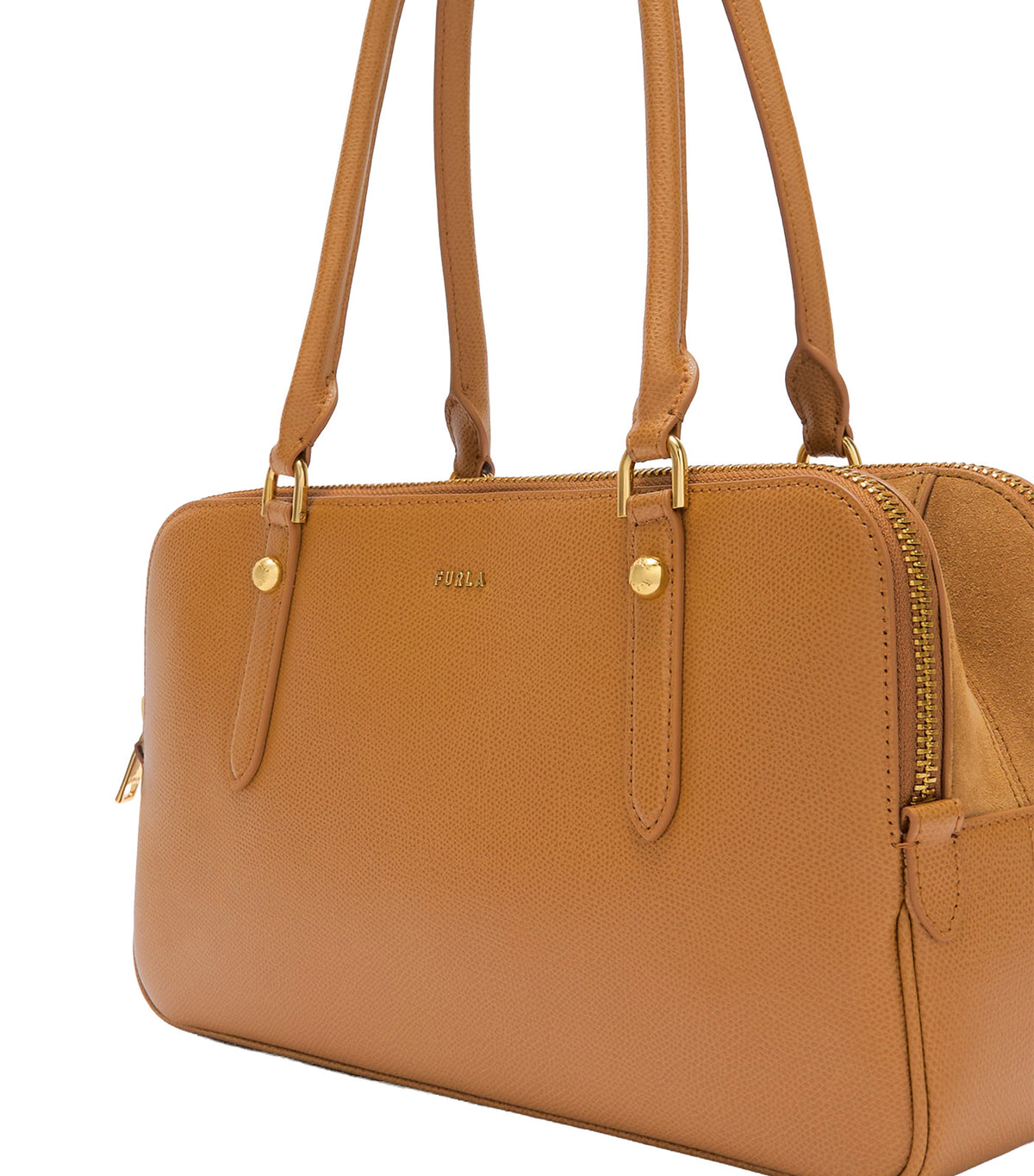 Giulia M Boston Bag Tabacco