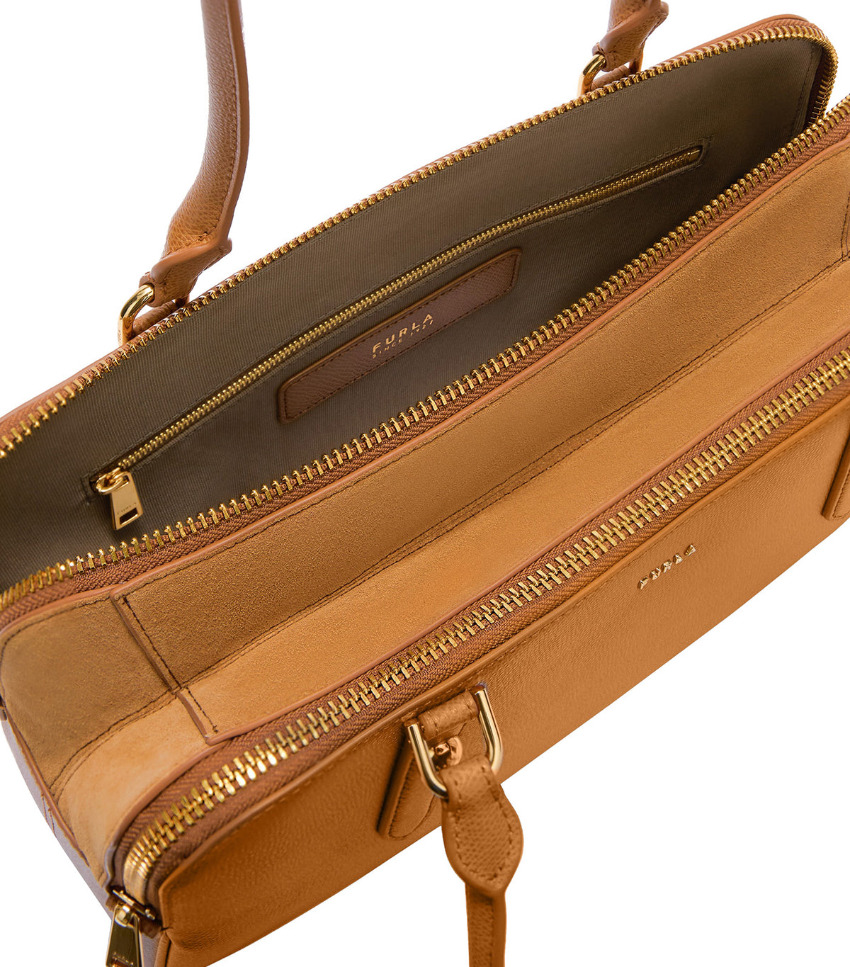 Giulia M Boston Bag Tabacco