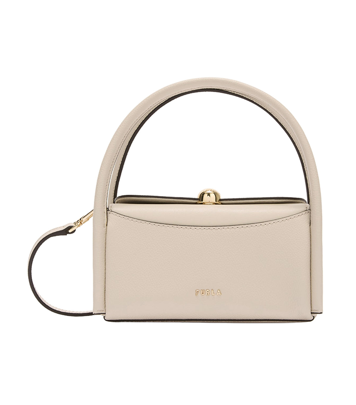 Nicole Mini Boston Bag Sabbia