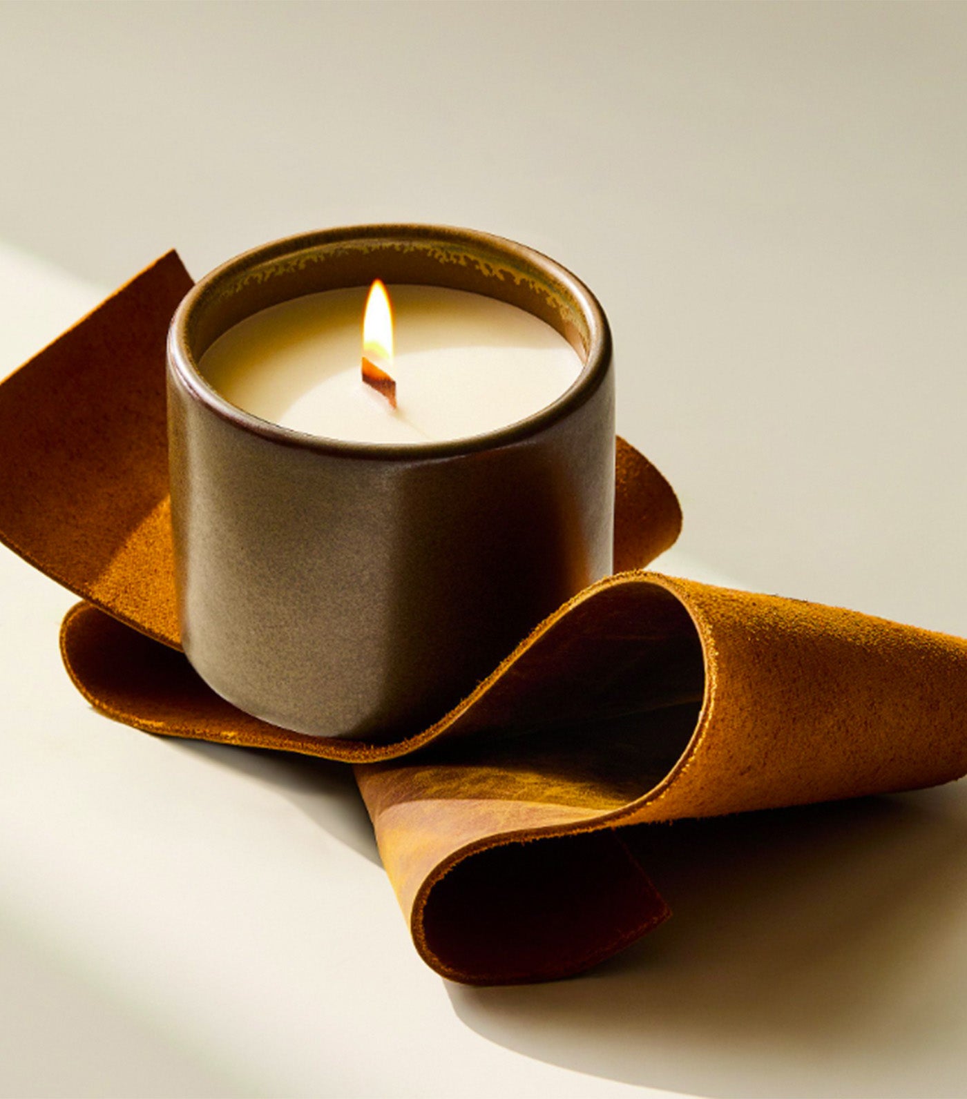 west elm Terra Homescent Collection - Single Wicked Boxed Candle - Desert Oud