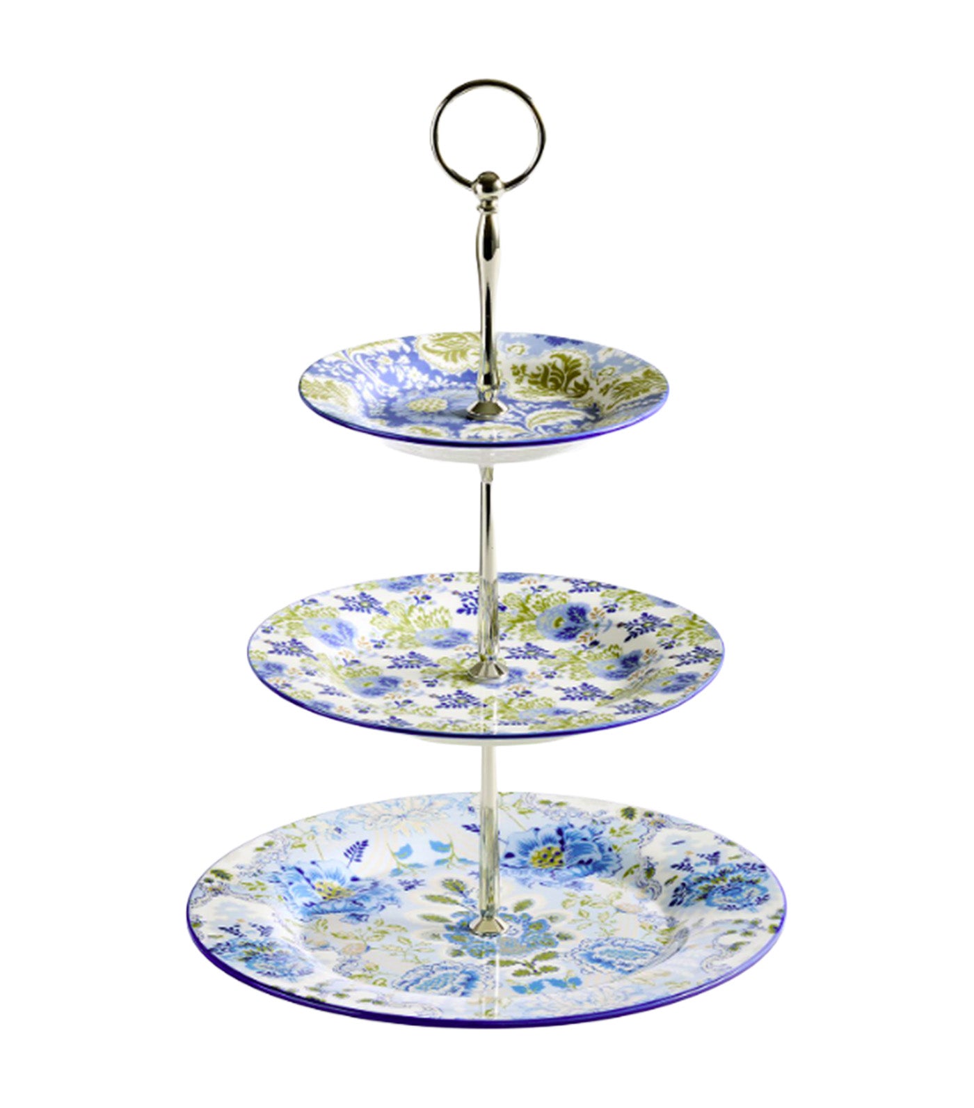 Kravet Jardin Stoneware Tiered Stand Multi