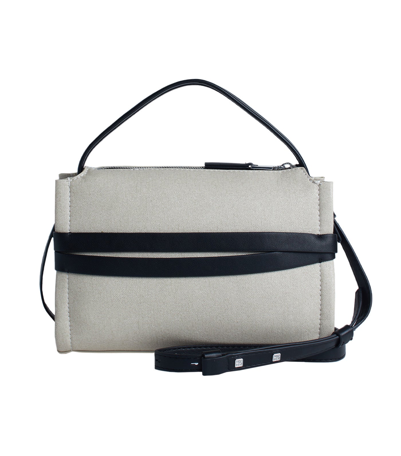 Bridie Medium Crossbody Natural/Black