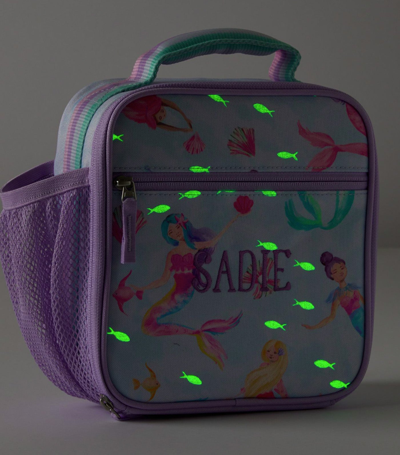 Rainbow Mermaid Glow-in-the-Dark Mackenzie Lunch Box