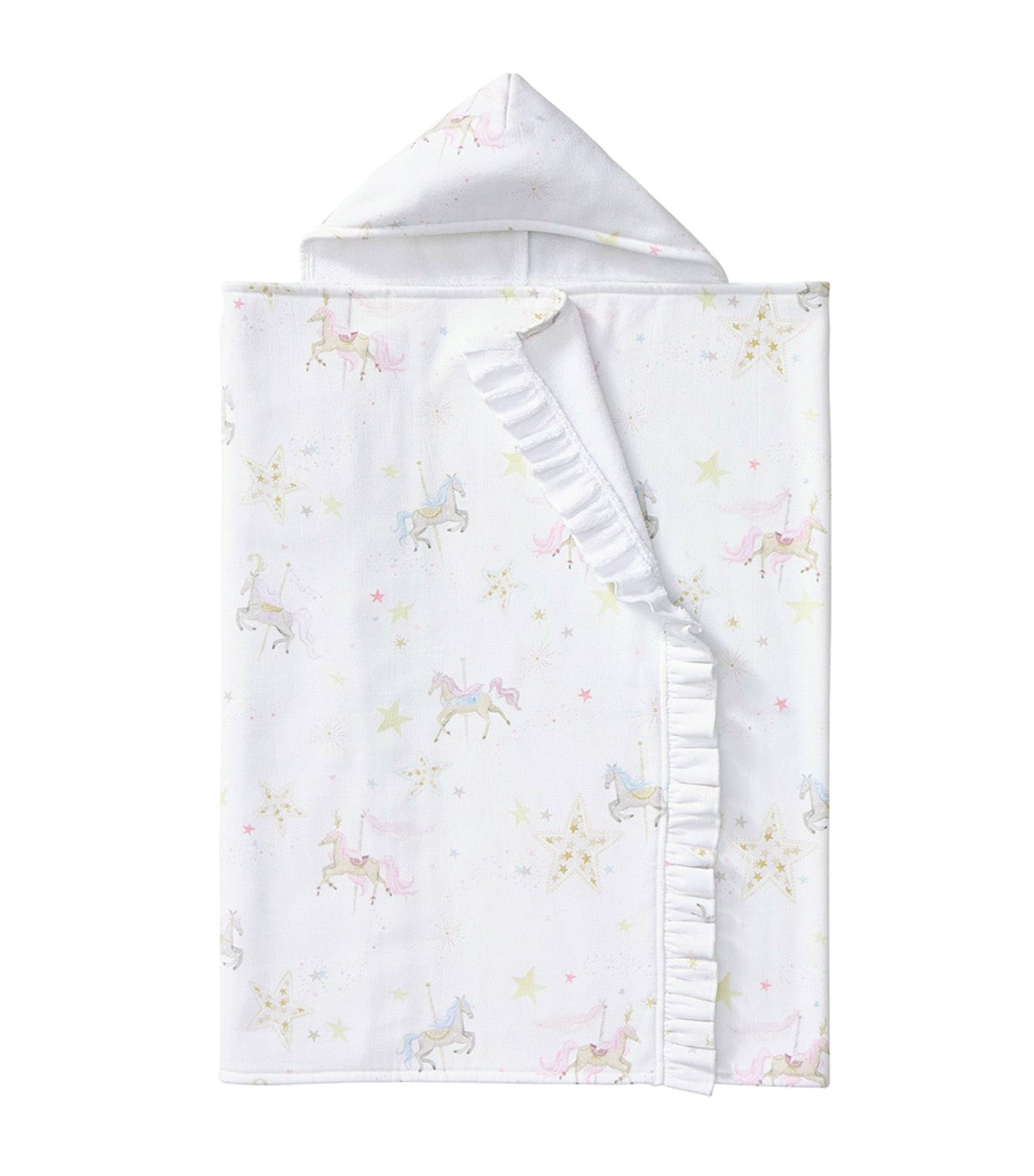 Tutu du Monde Carousel Horse Kid Hooded Towel Multi