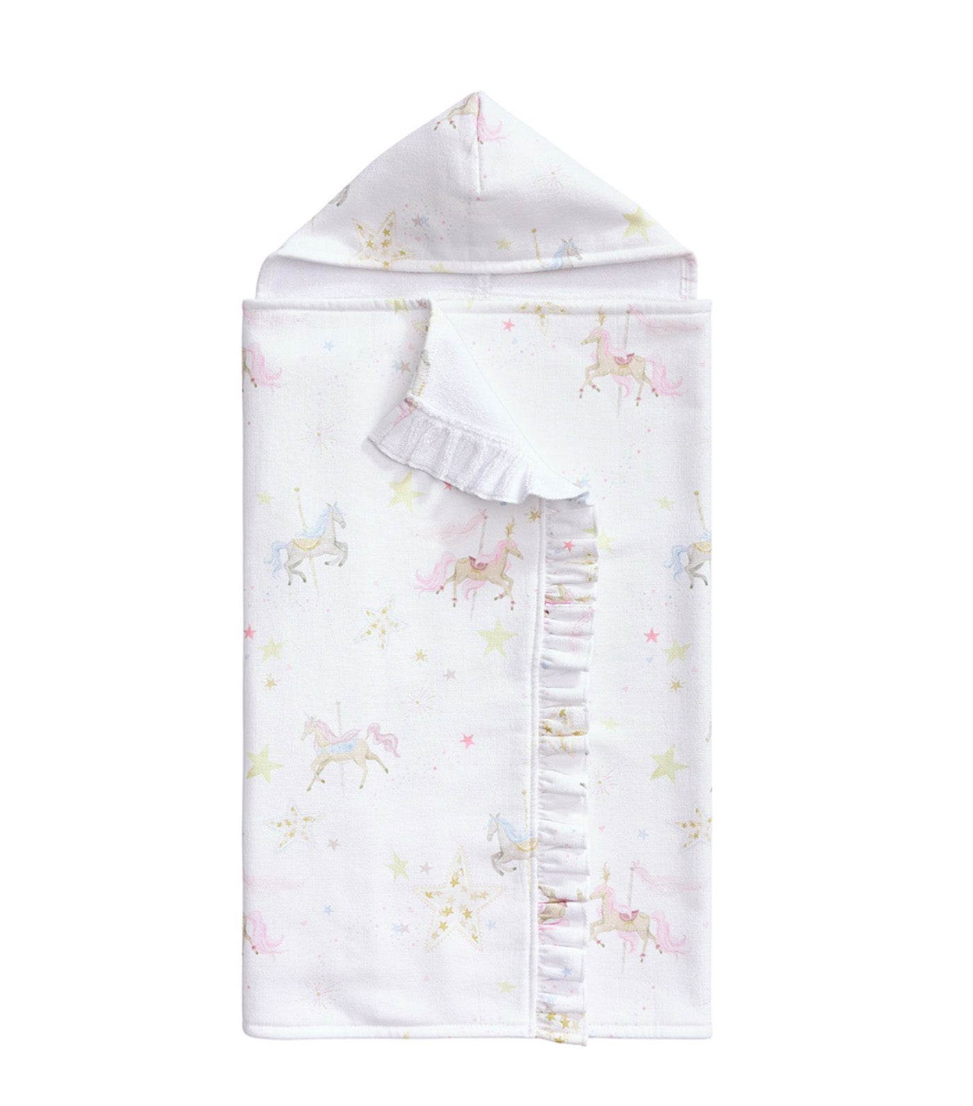 Tutu du Monde Carousel Horse Baby Hooded Towel Multi