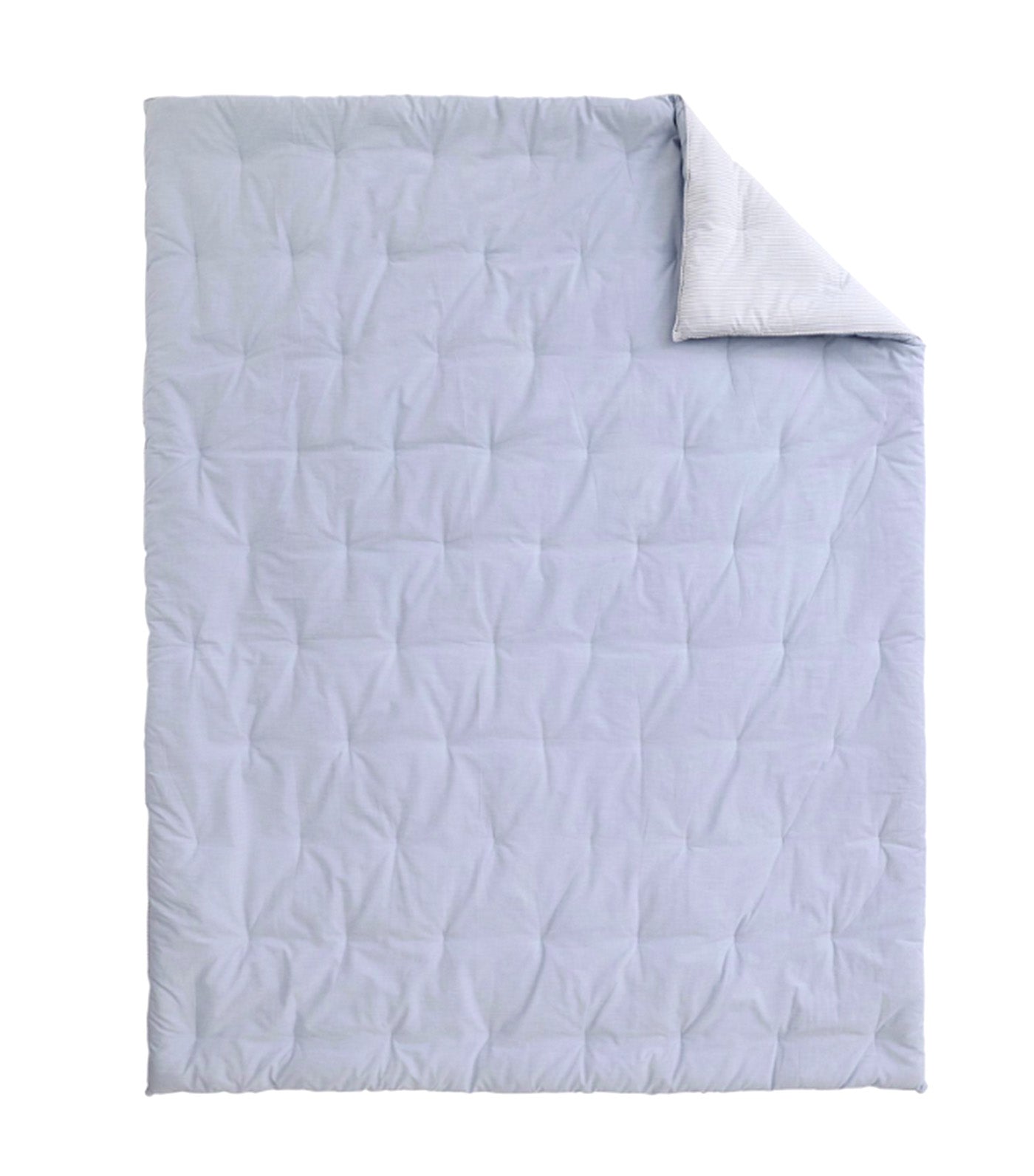 Chambray Reversible Comforter & Shams Blue