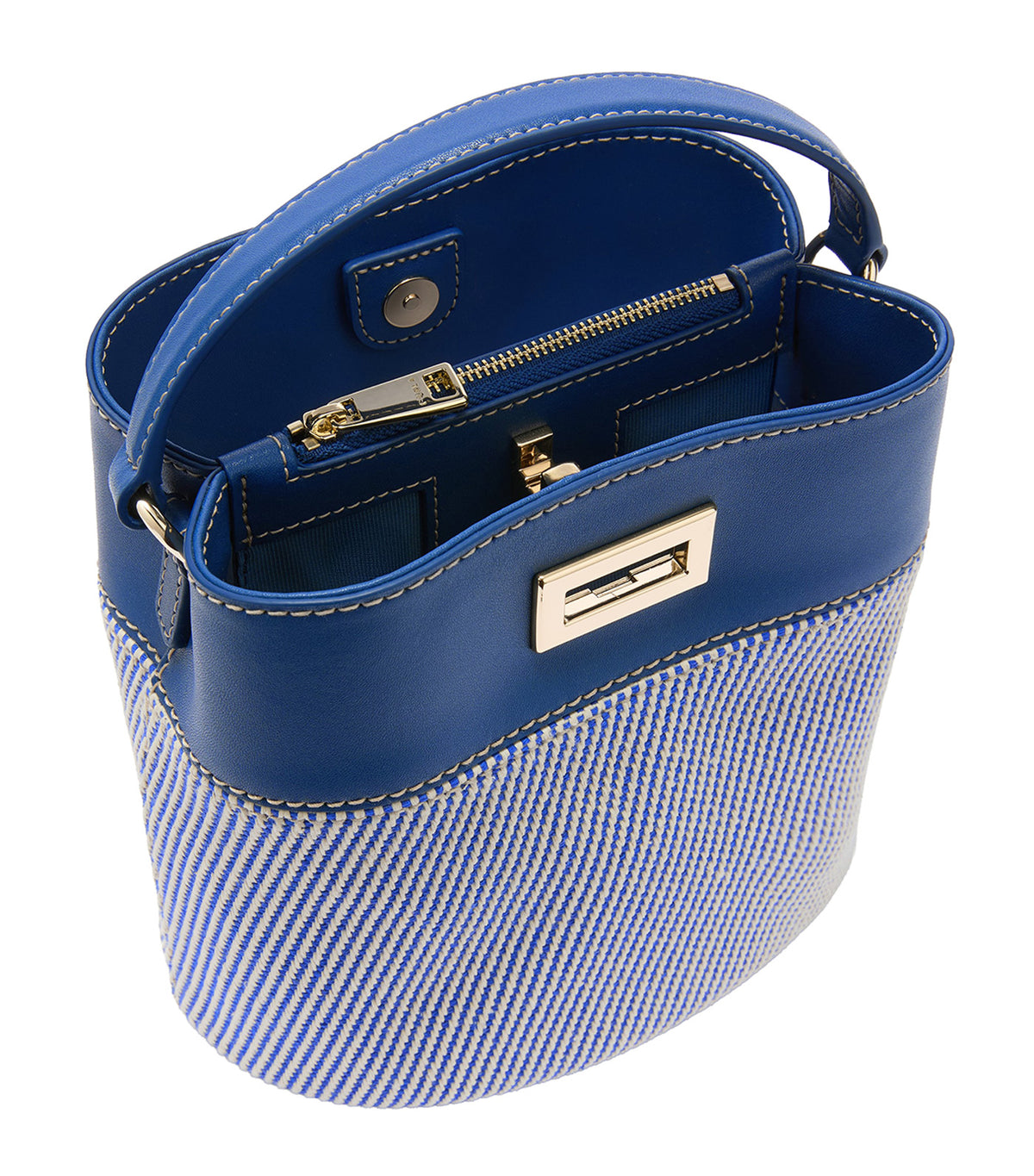 Amelia Mini Bucket Bag Toni Indigo