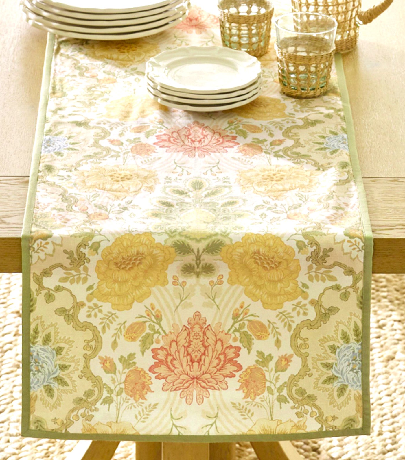 Kravet Arboretum Table Runner Multi