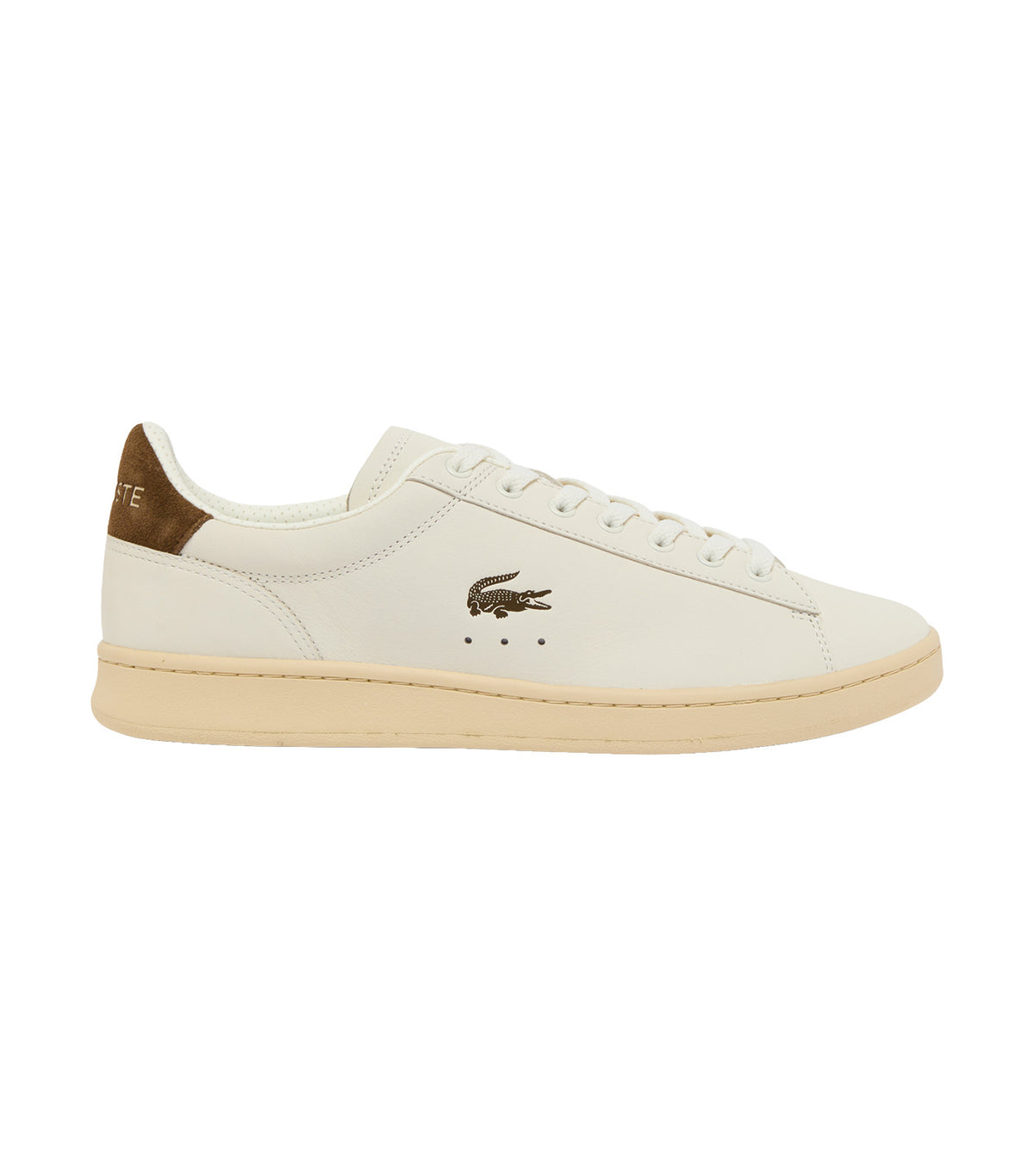 Men's Carnaby Set Leather Sneakers Off White/Dark Brown