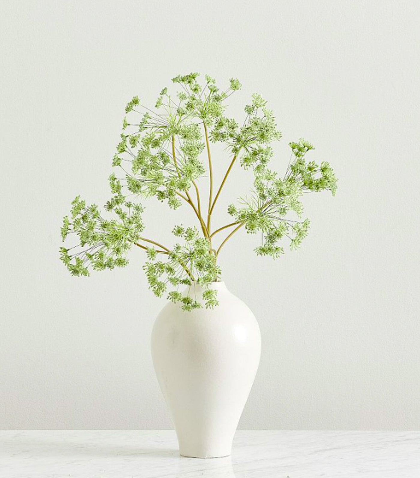 Faux Oversized Queen Anne's Lace Branch
