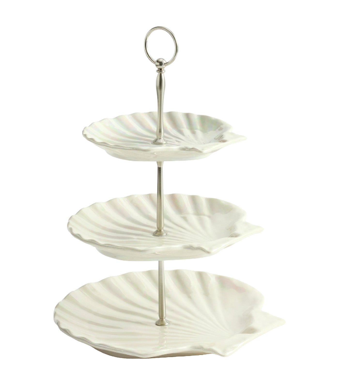Pearlescent Shell Stoneware Collection