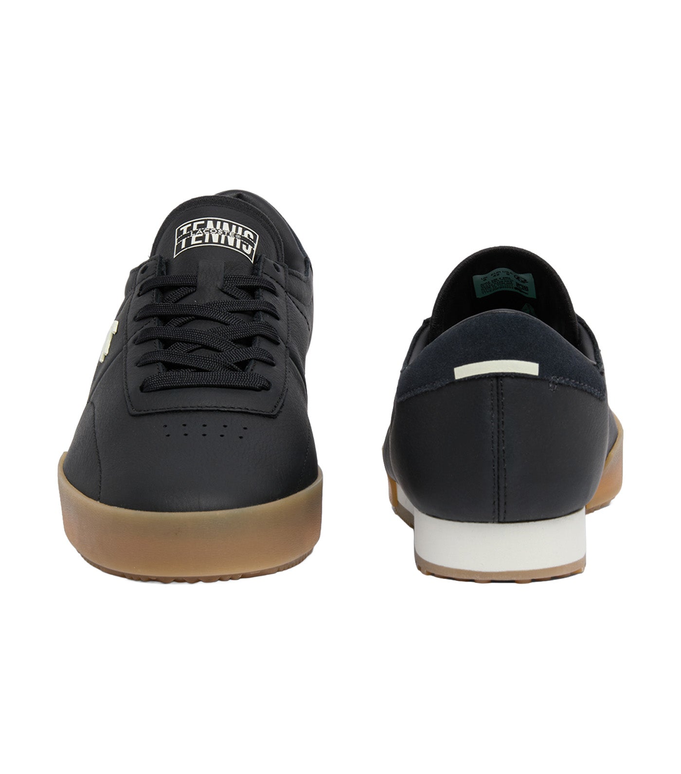 Men's Aura Leather Sneakers Black/Gum