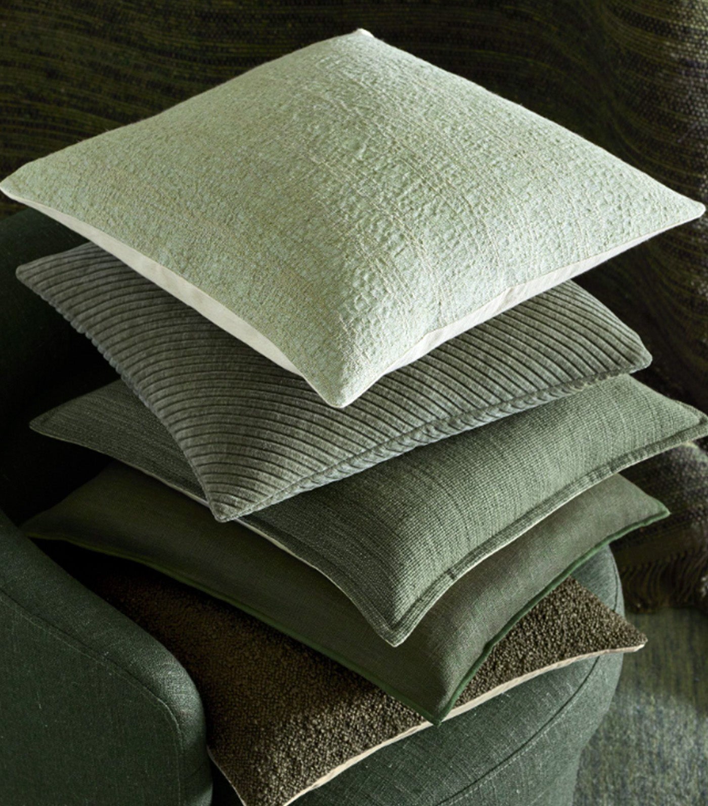 Classic Linen Pillow Cover Artichoke