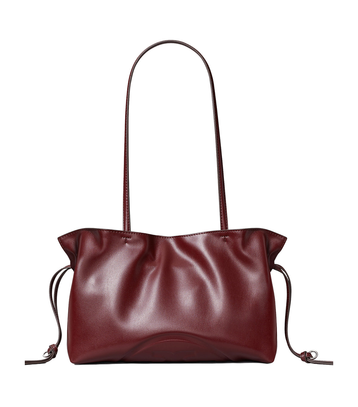 Small Ella Natuura™ Drawstring Tote Bag Merlot