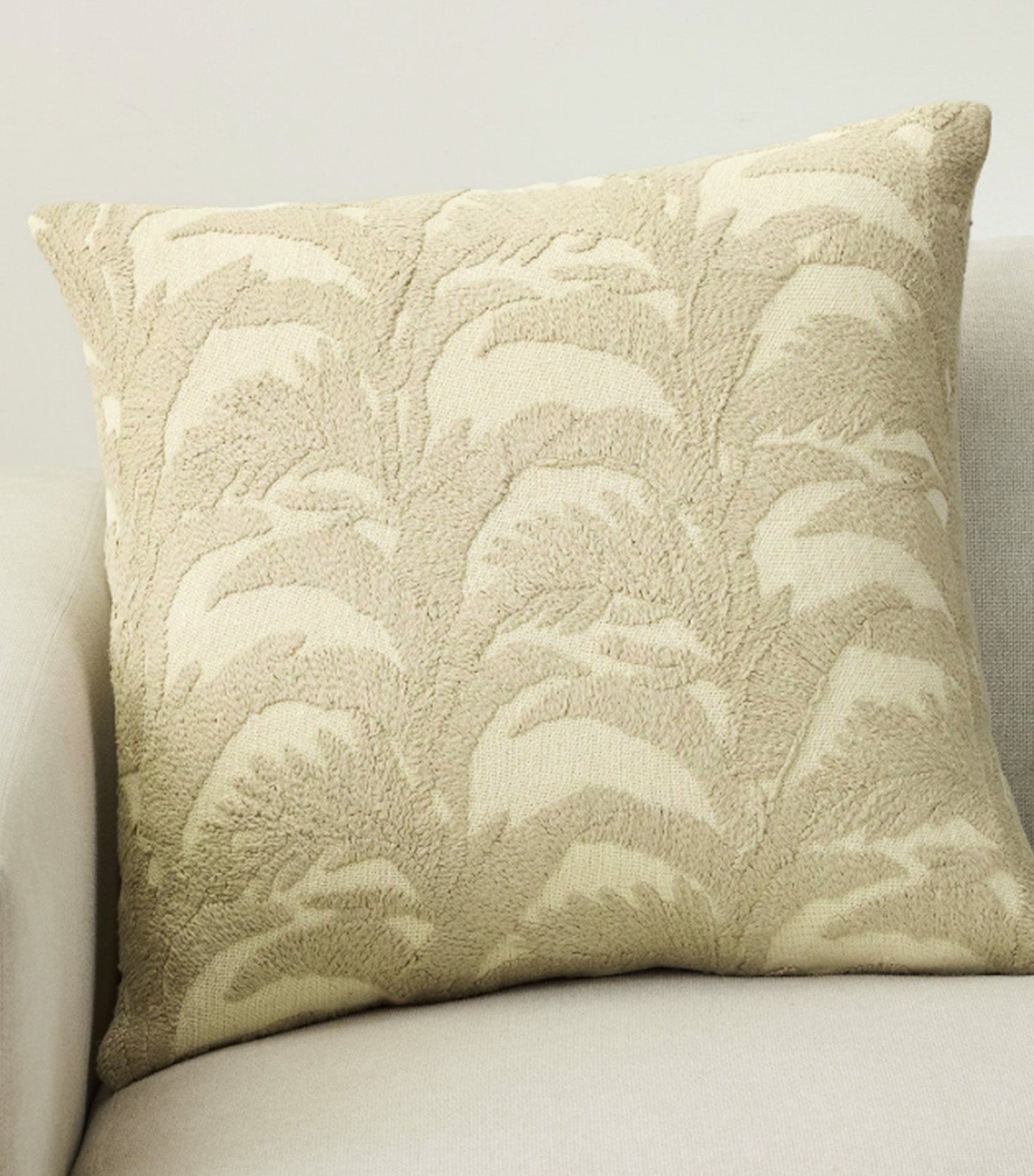 Embroidered Bird of Paradise Pillow Cover Multi