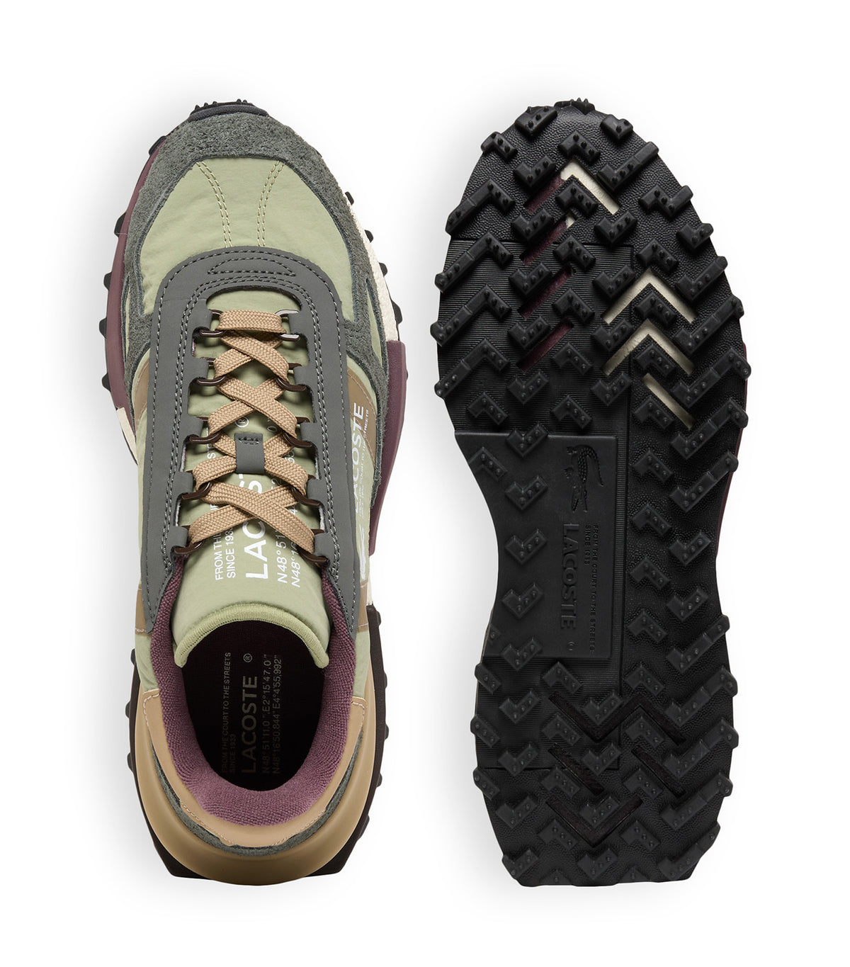 Men's Elite Active Sneakers Dark Gray/Light Khaki