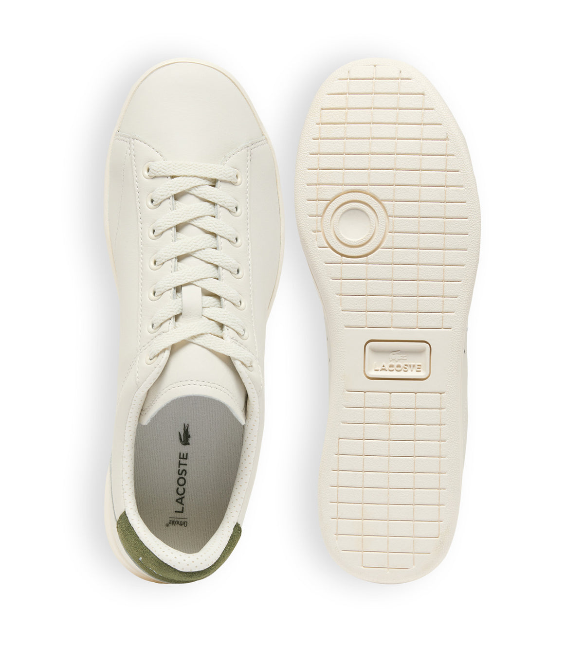 Men's Carnaby Set Leather Sneakers Off White/Khaki