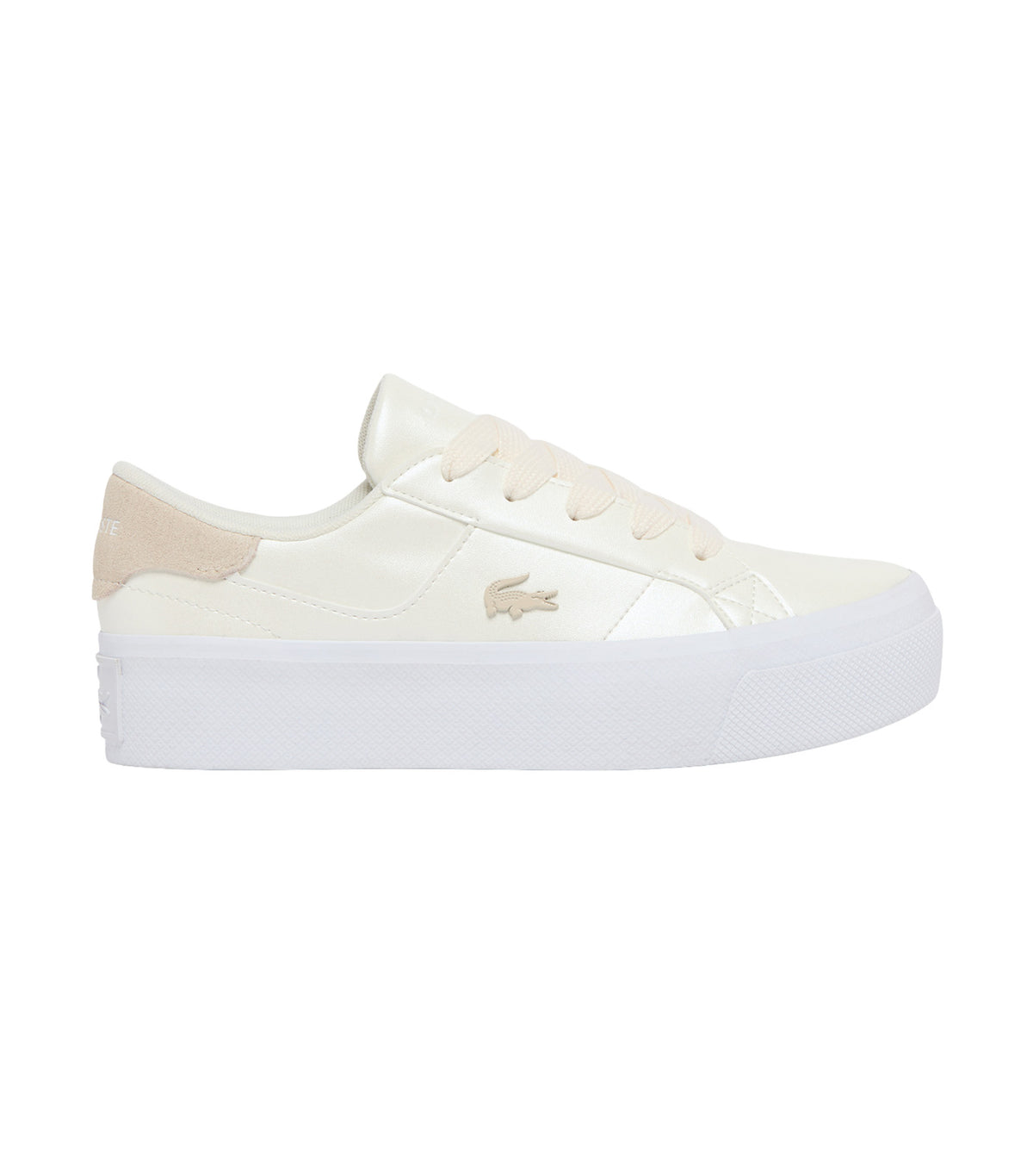 Ziane Platform Sneakers Off White/White