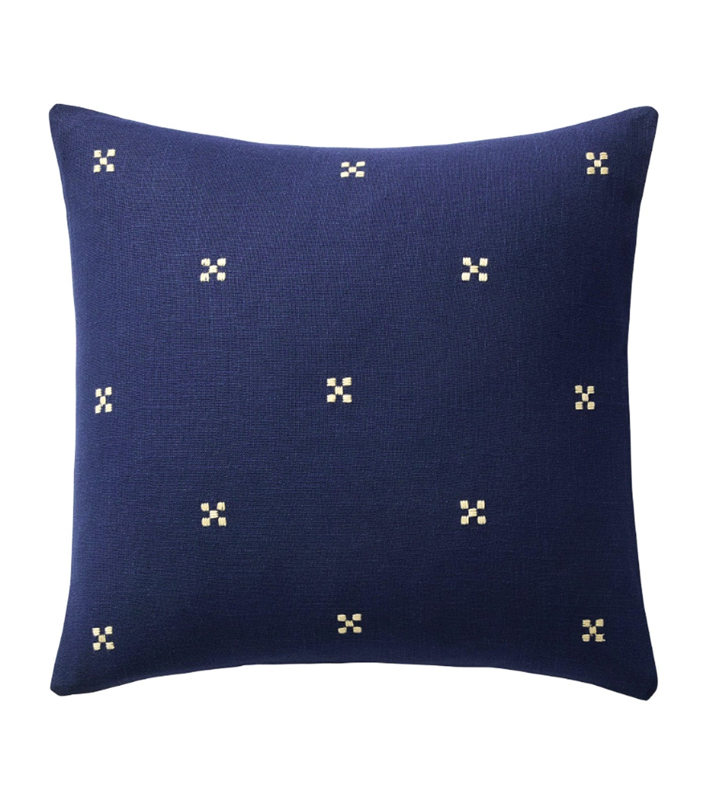 Stitched Ditsy Geo Pillow Cover Midnight
