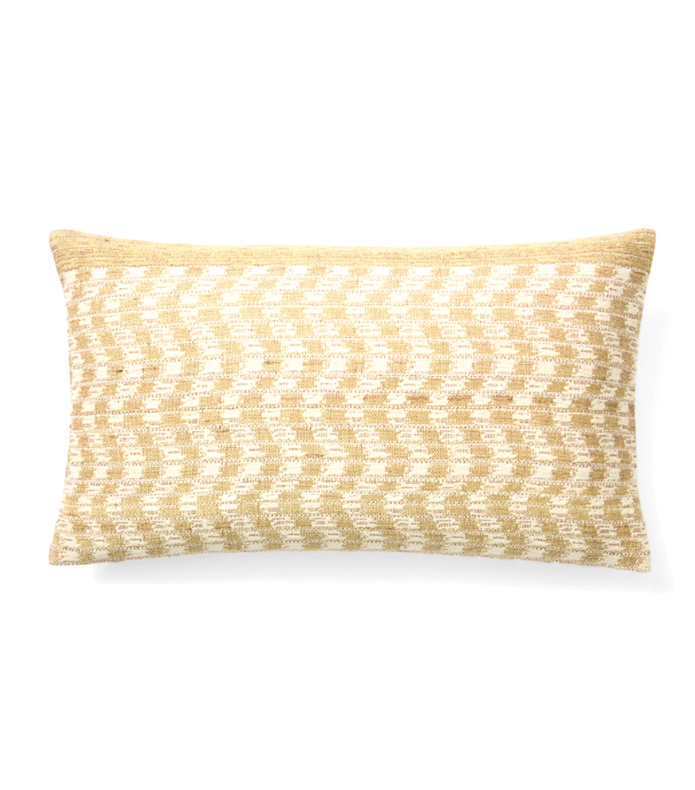 Wavy Ikat Pillow Cover Camel