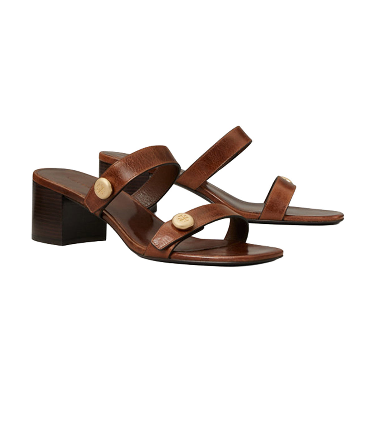 Romy Block-Heel Sandal Milk Chocolate
