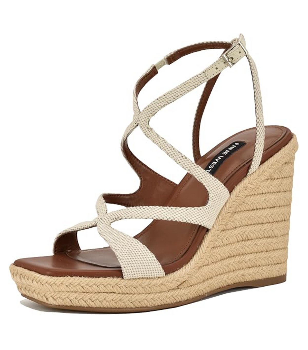 Adriane Wedge Sandal Ivory
