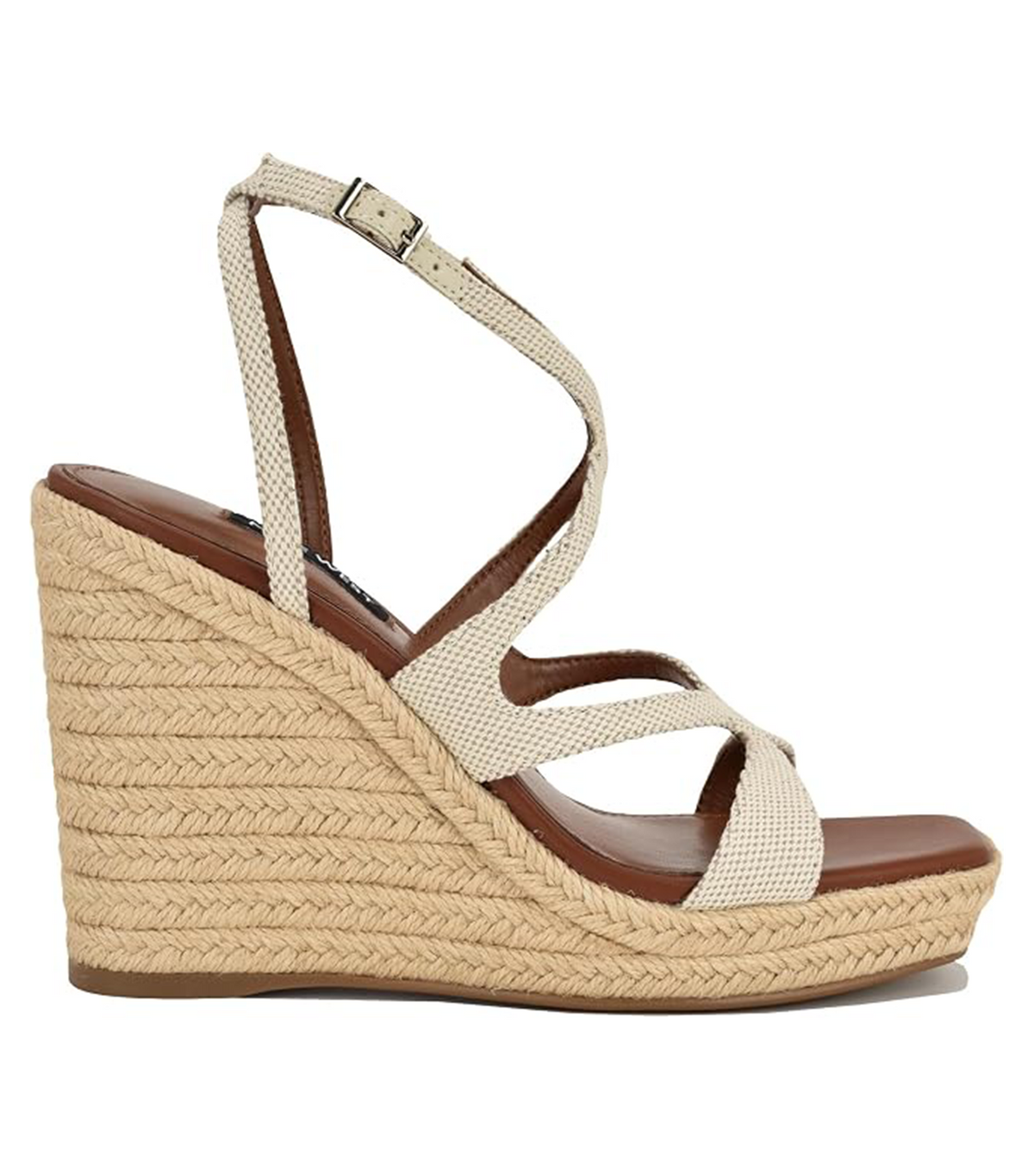 Adriane Wedge Sandal Ivory
