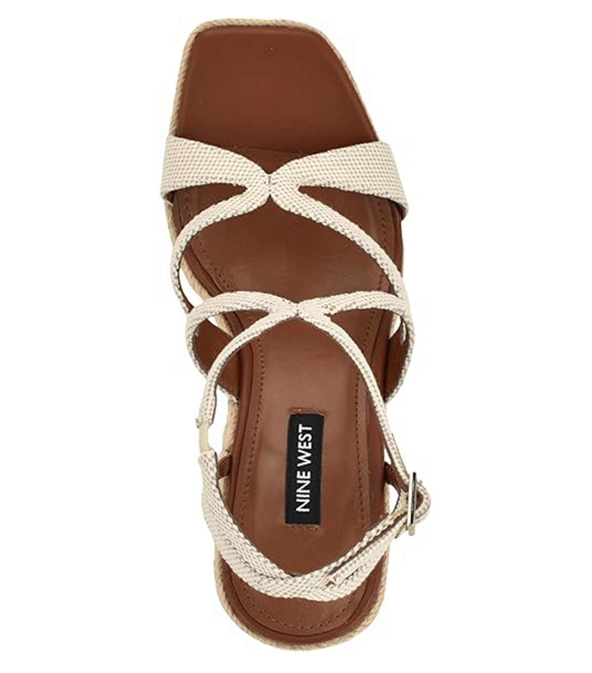 Adriane Wedge Sandal Ivory