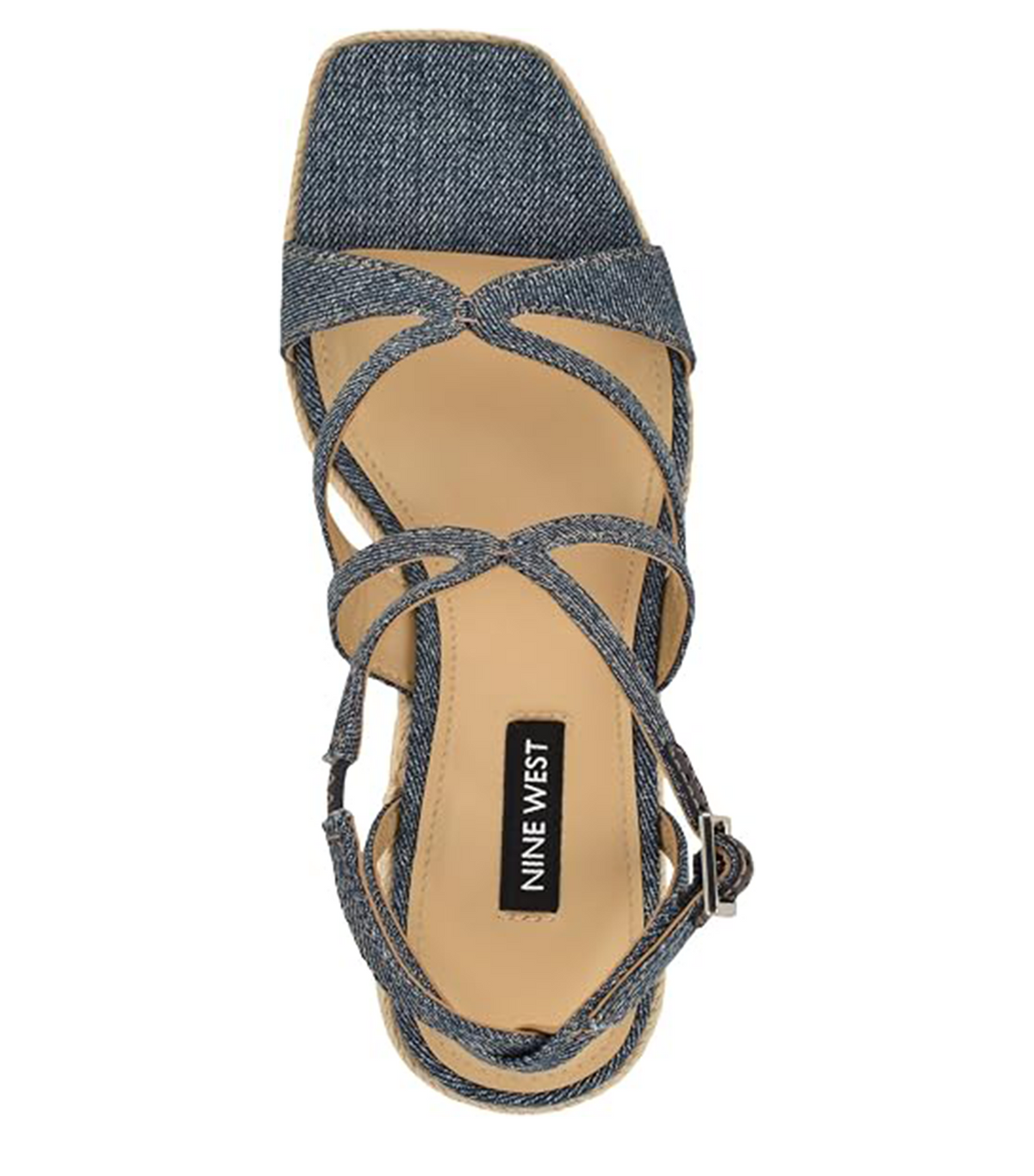 Adriane Wedge Sandal Medium Blue