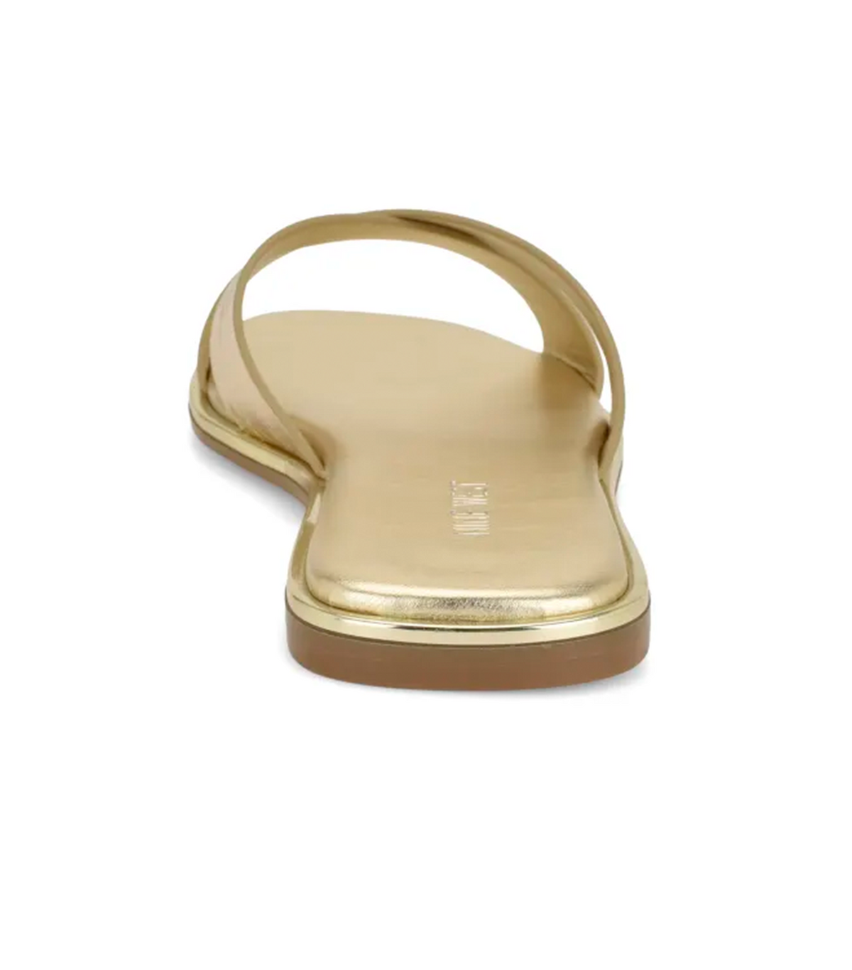 Edeny Flat Slide Sandal Gold