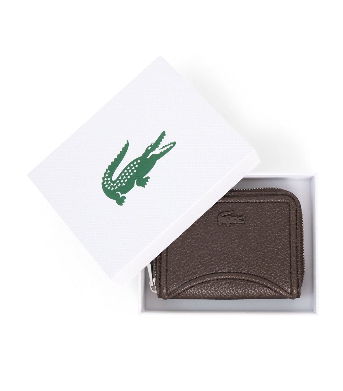 Everyday Club Zipped Coin Purse Dark Brown