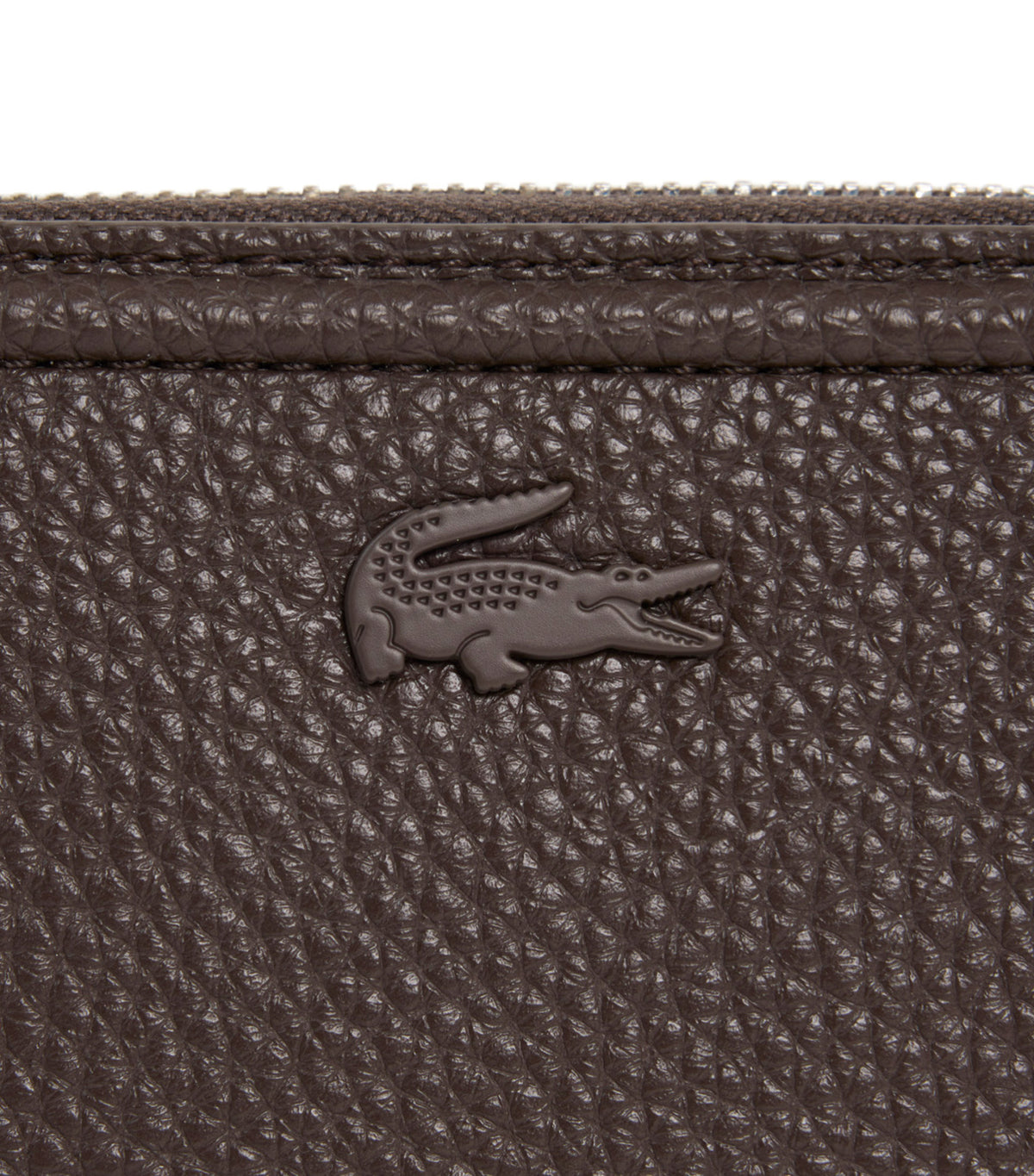 Everyday Club Zipped Coin Purse Dark Brown