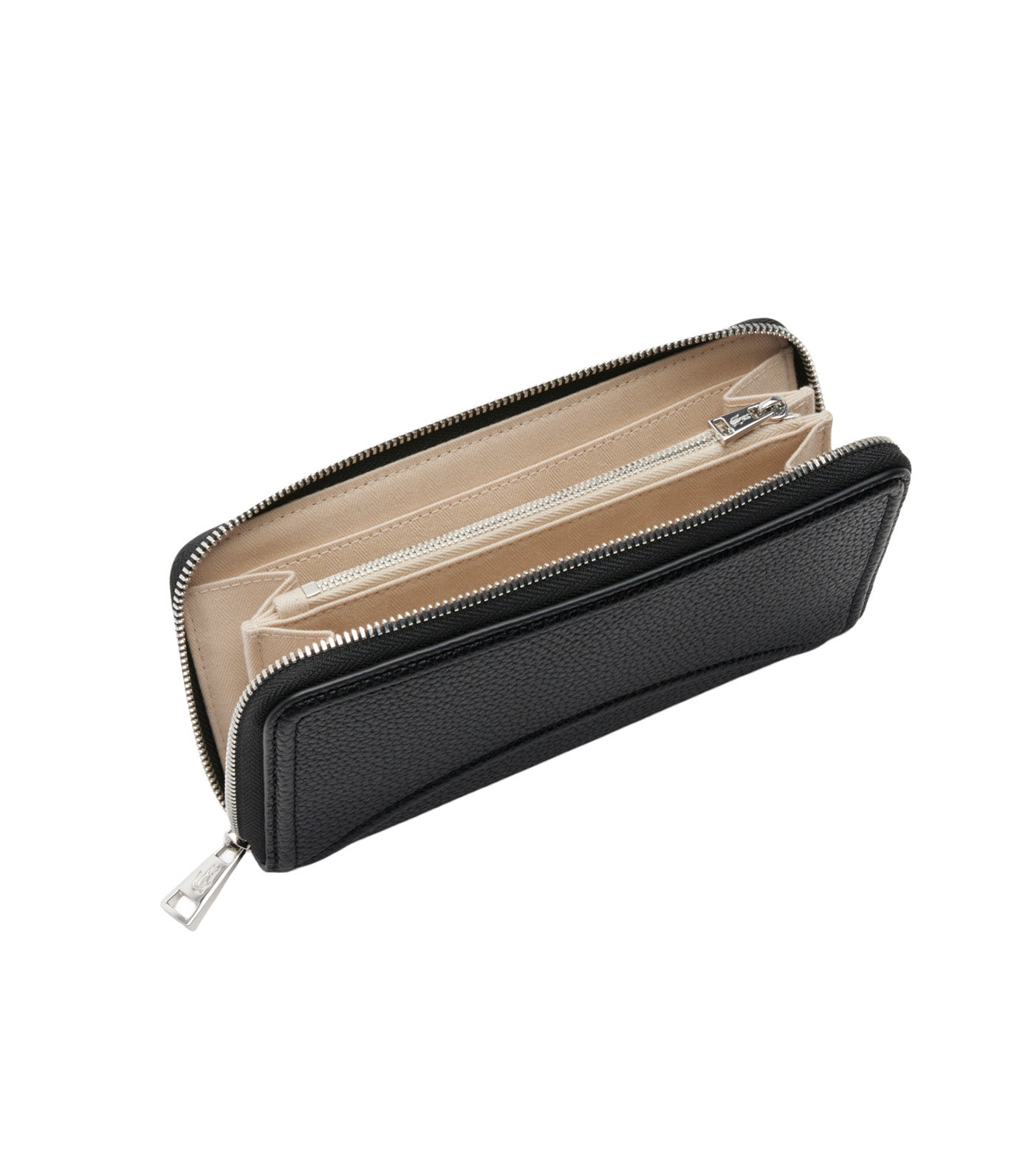 Large Everyday Club Zipped Billfold Noir