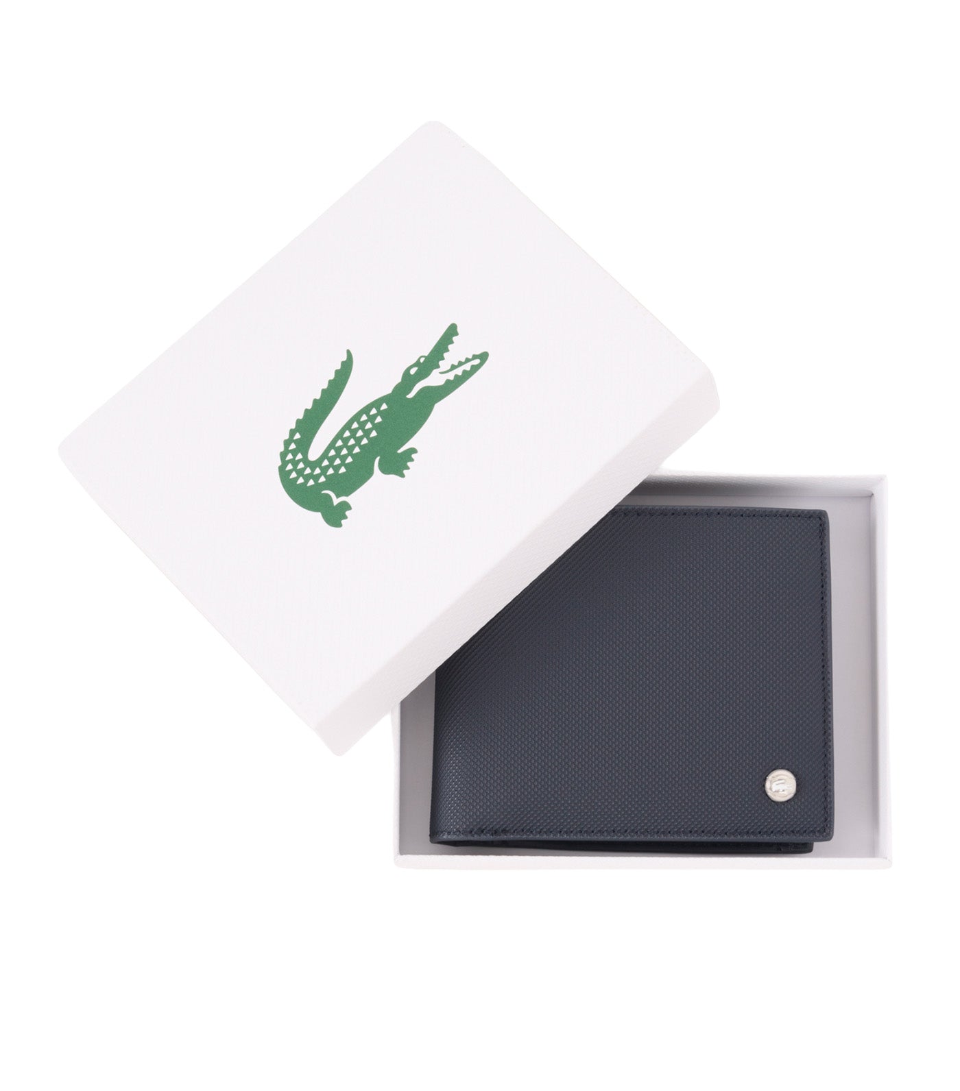 Medium Langon Petit Piqué Billfold Peacoat