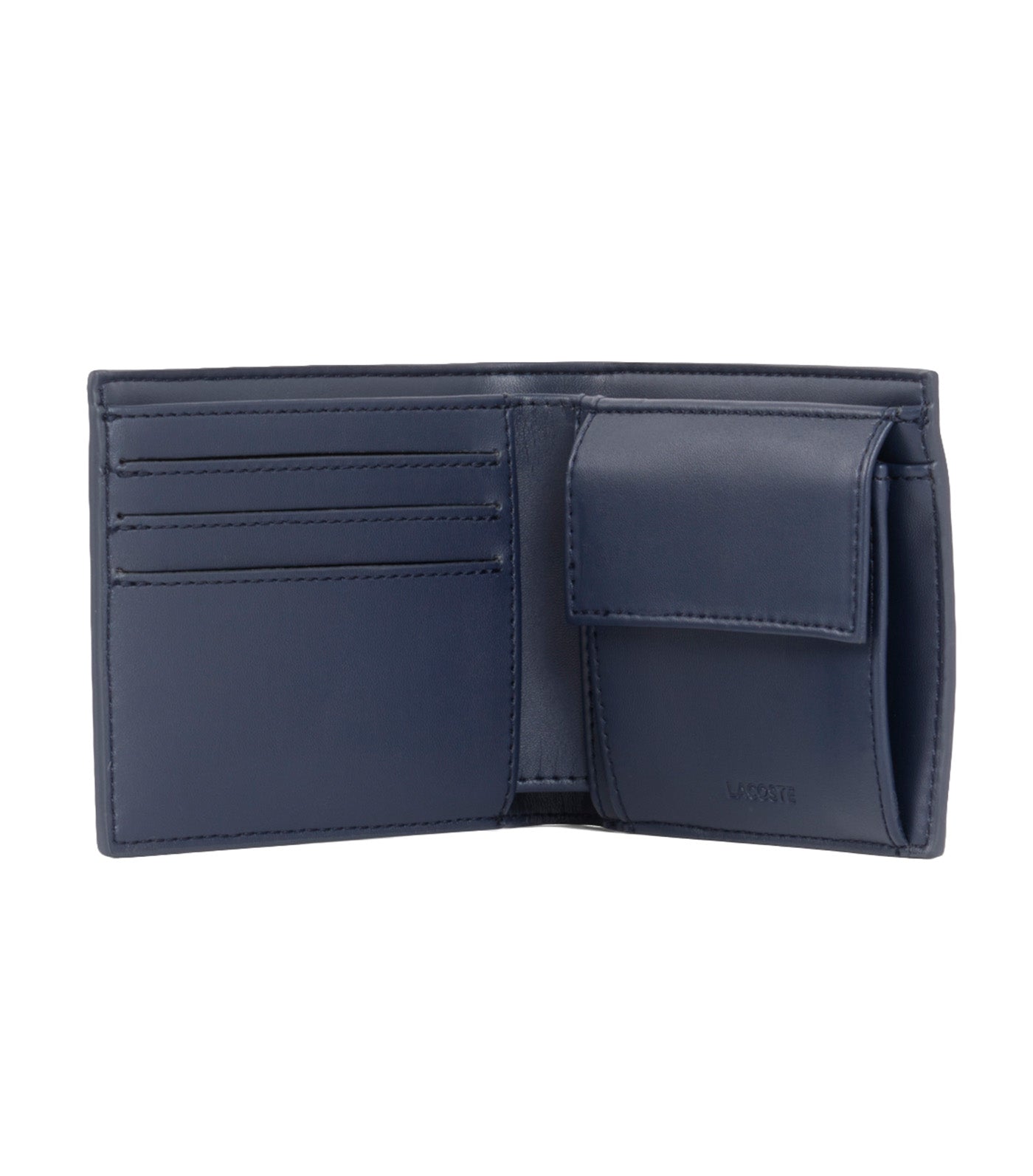 Medium Langon Petit Piqué Billfold Peacoat