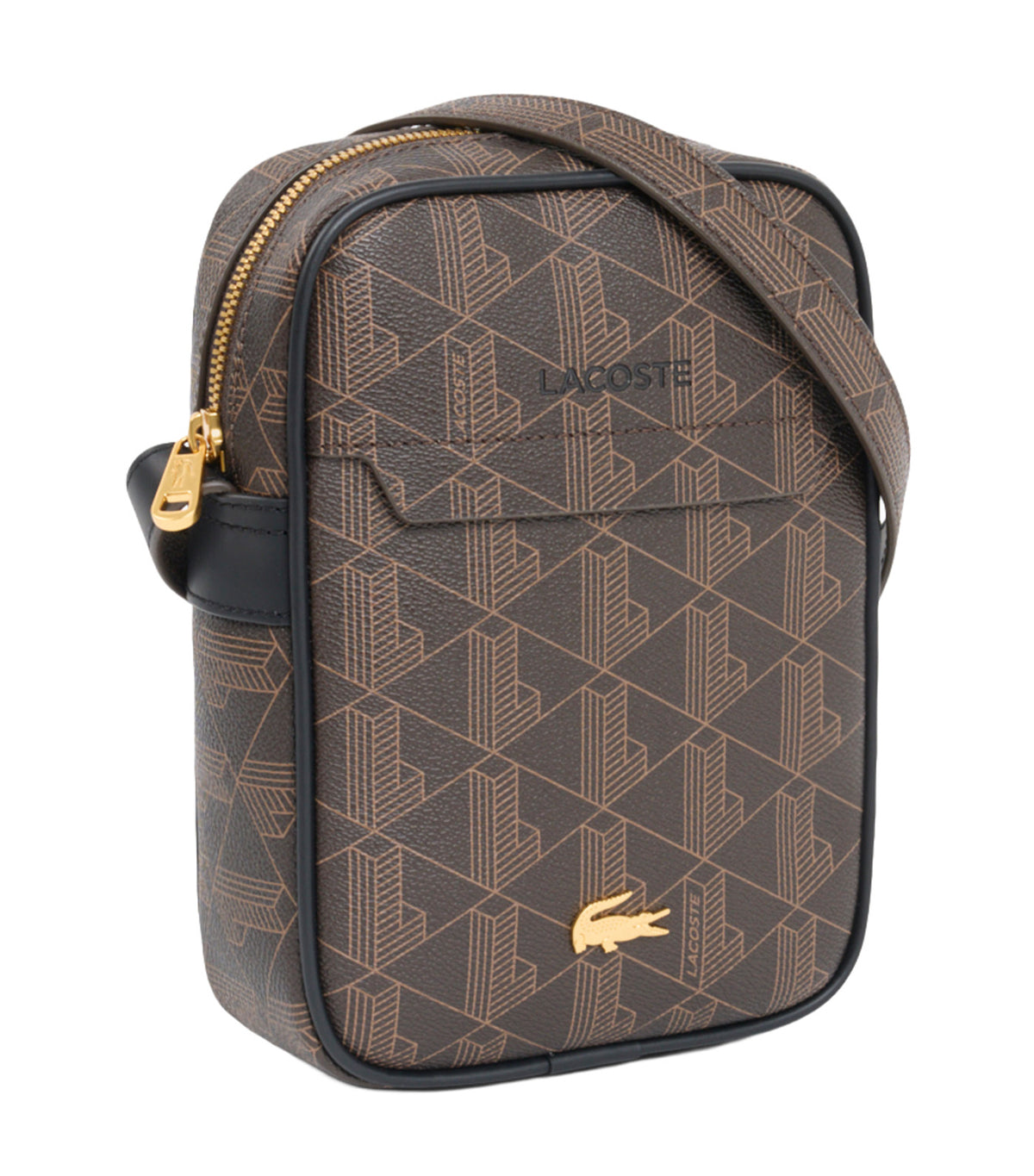 The Blend Slimline Satchel Mono Slate Black Shitake